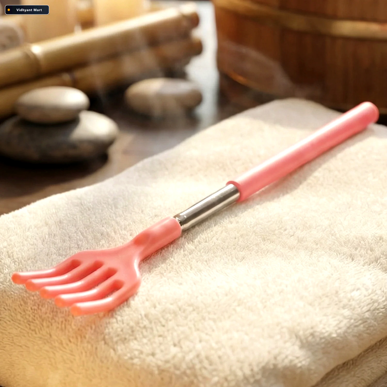 Vidhyant Mart Telescopic Back Scratcher 59cm Extendable Silicone 3