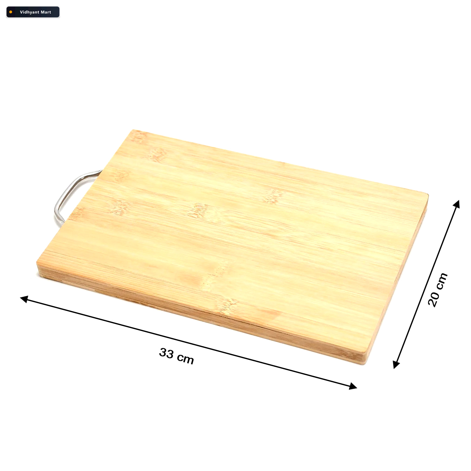 Vidhyant Mart Thick Bamboo Chopping Board With Holder For Kitche 4