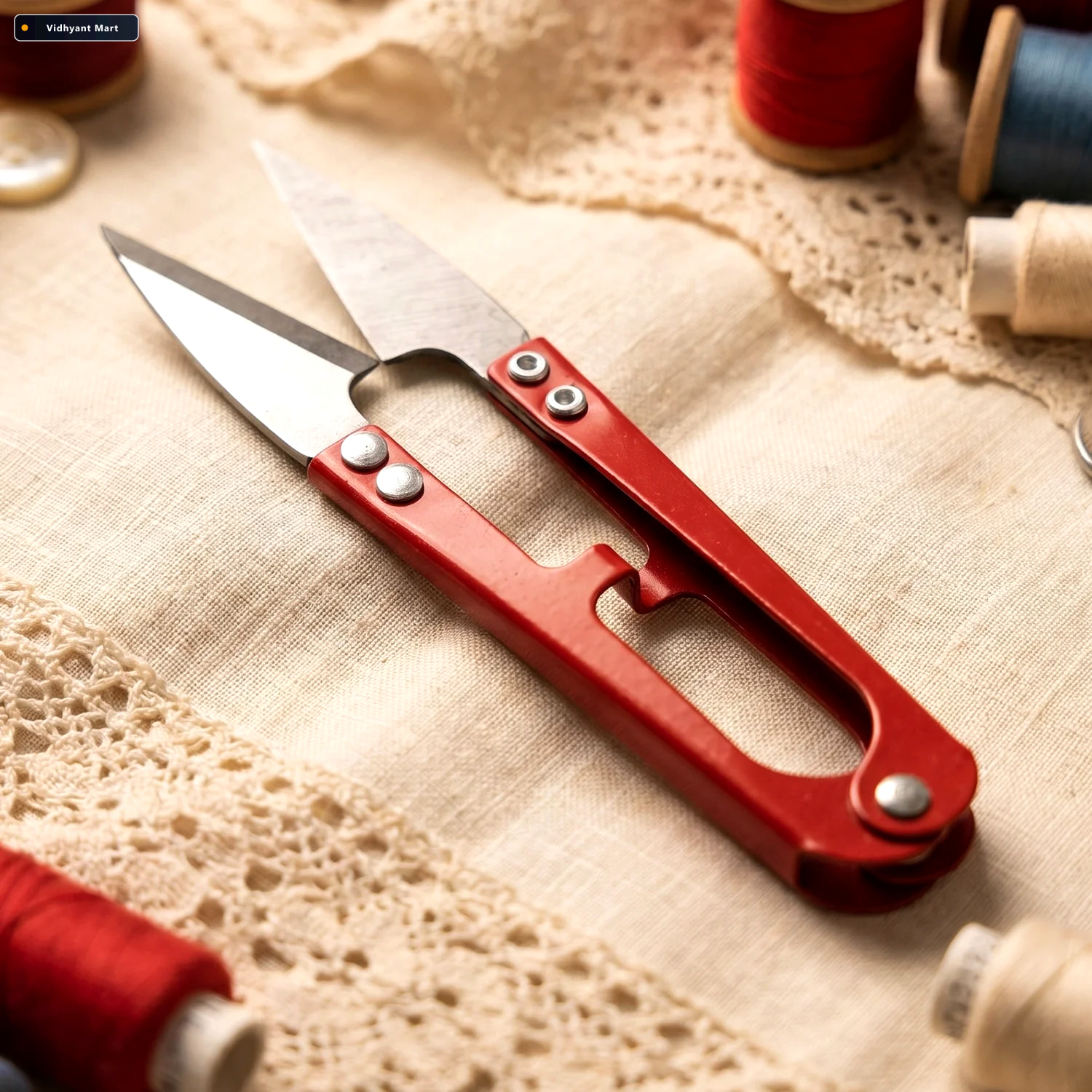 Vidhyant Mart Thread Cutter Snip Scissors Sharp Precision Cuttin 2
