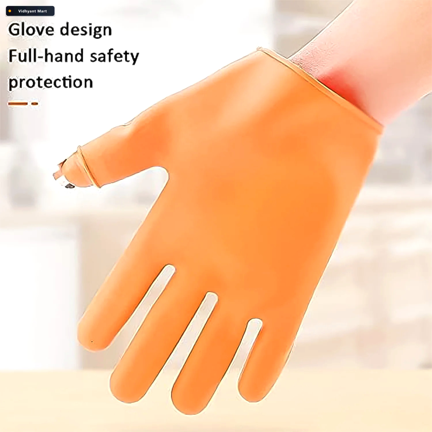 Vidhyant Mart Thumb Knife Finger Protector Right Hand Silicone G 3