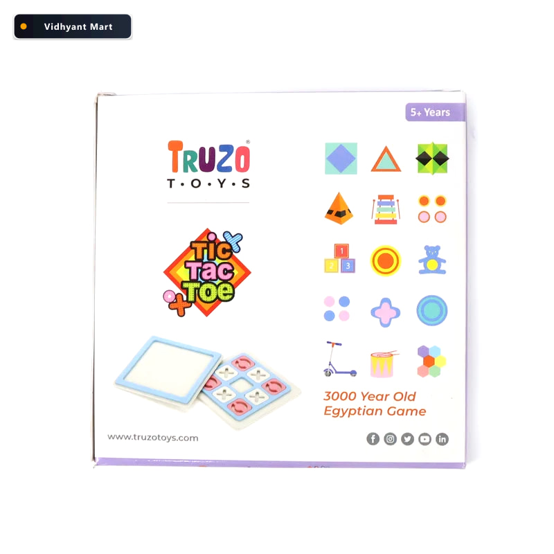 Vidhyant Mart Tic Tac Toe Board Game Classic Portable Strategy S 3