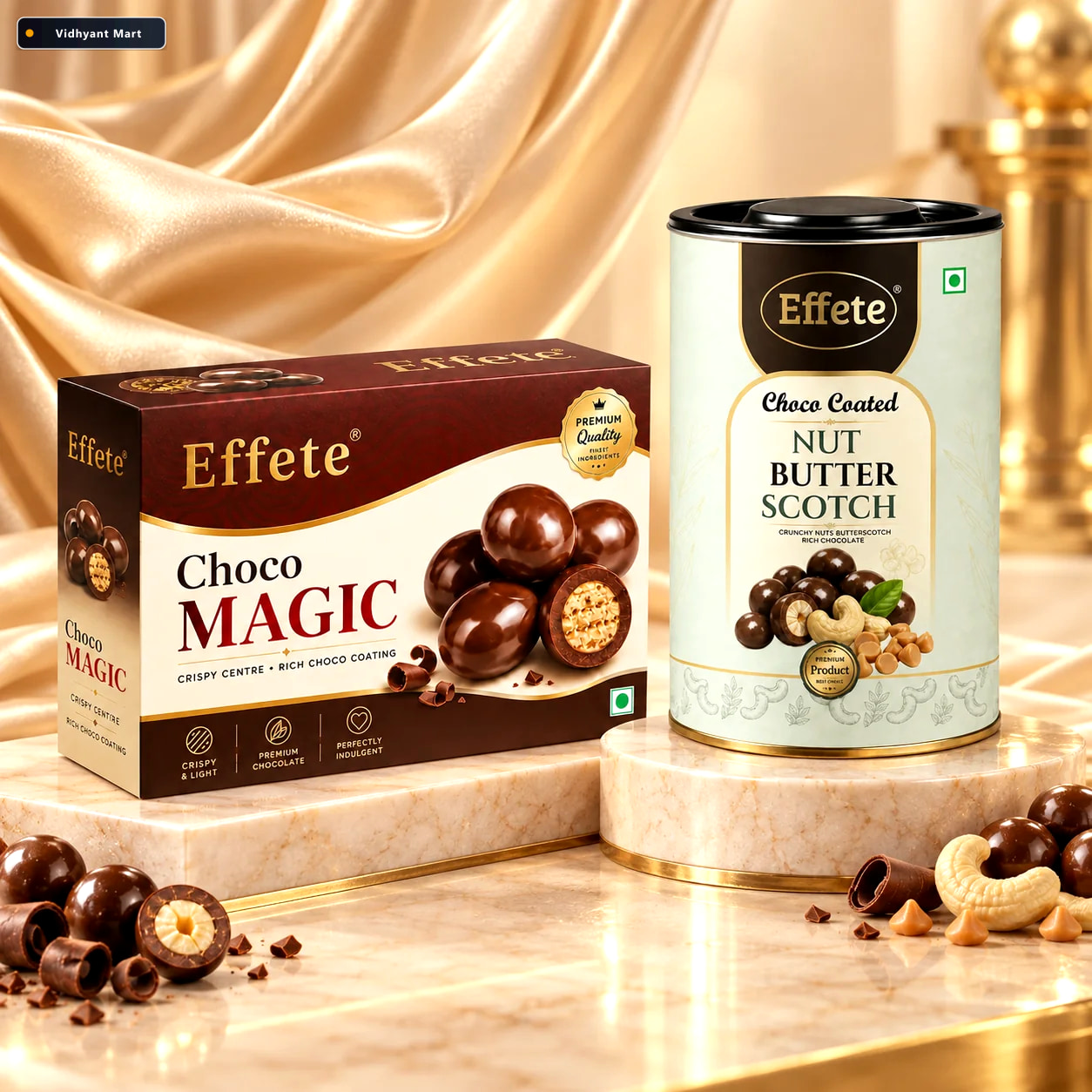 Vidhyant Mart Title Effete Choco Magic Crispy Centre Bites With 3