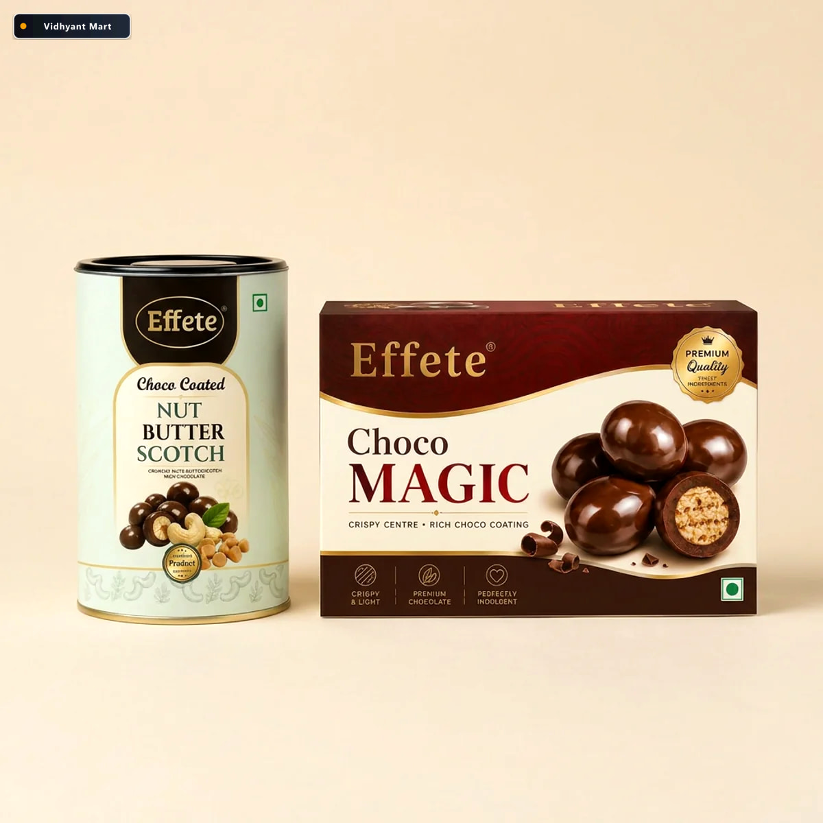 Vidhyant Mart Title Effete Choco Magic Crispy Centre Bites With 4
