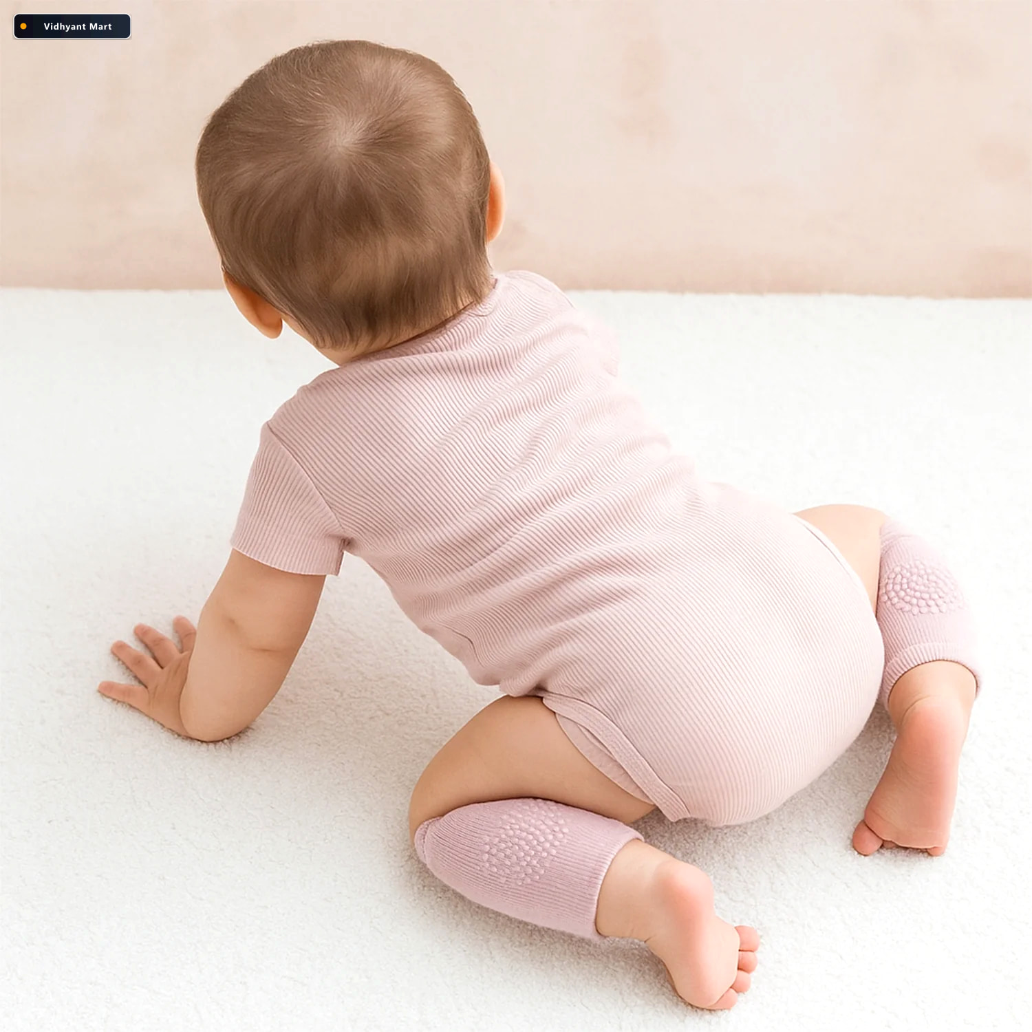 Vidhyant Mart Toddler Knee Guard Wool Knit Leg Warmers For Kids 2