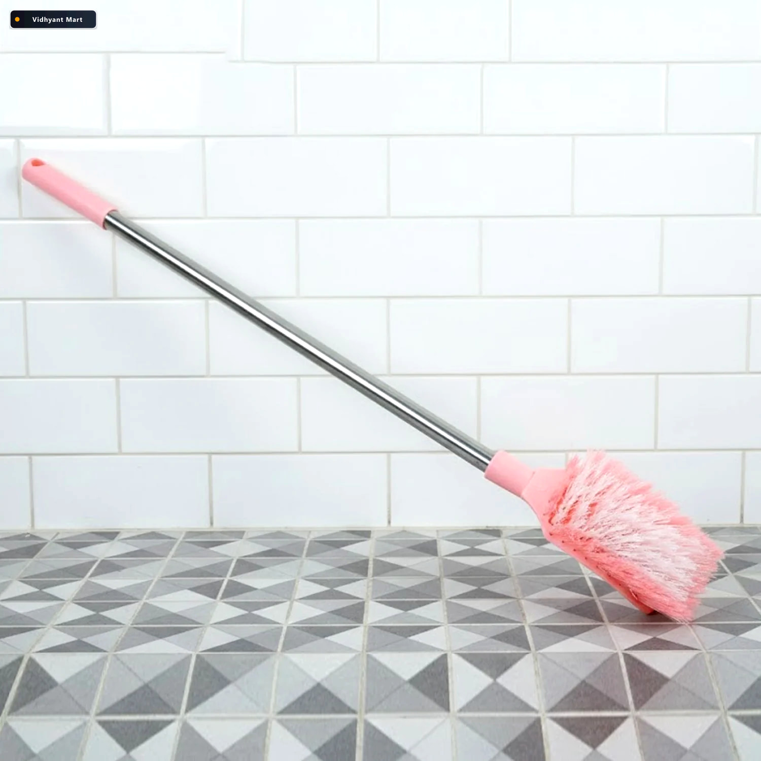 Vidhyant Mart Toilet Cleaning Brush Long Handle Ergonomic Splash 2