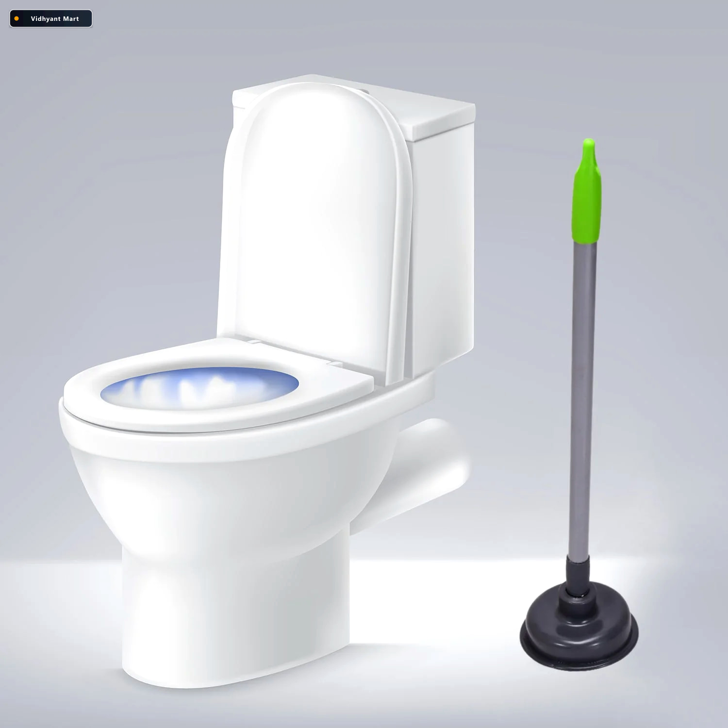 Vidhyant Mart Toilet Plunger Heavy Duty Clog Remover For Sinks D 1