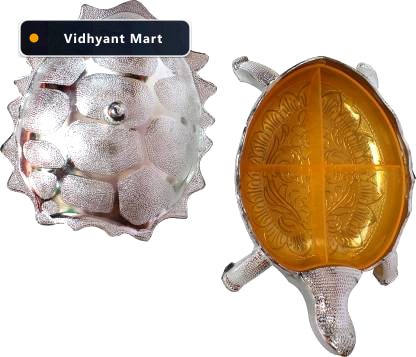 Vidhyant Mart Tortoise Dry Fruit Box Decorative Gifting Serving 2