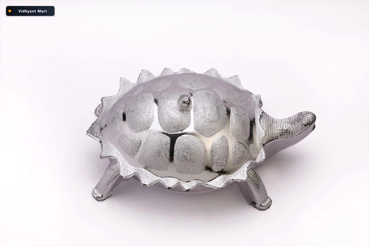 Vidhyant Mart Tortoise Dry Fruit Box Decorative Gifting Serving 4