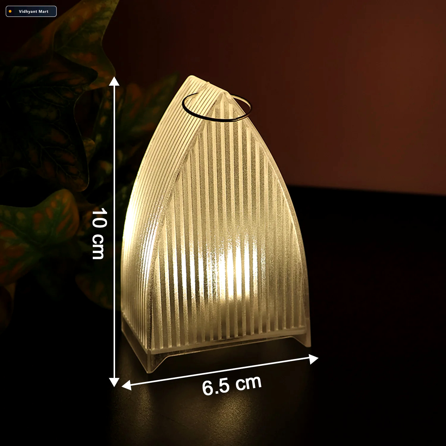 Vidhyant Mart Transparent Decorative Led Candle Lights Set Of 24 2