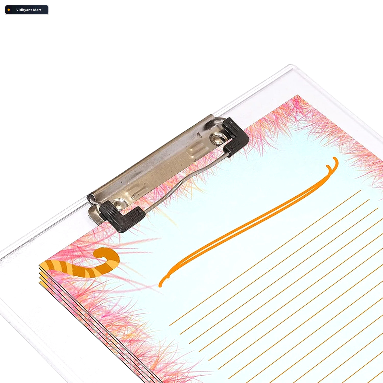 Vidhyant Mart Transparent Exam Pad Unbreakable With Centimeter R 2