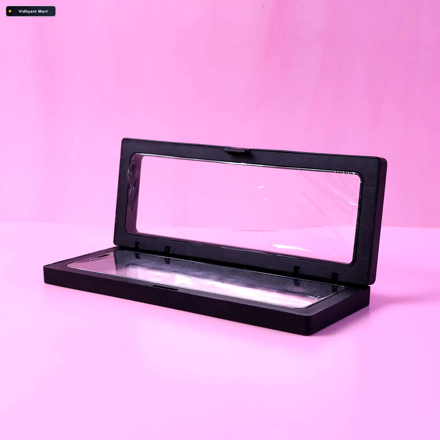 Vidhyant Mart Transparent Floating Jewelry Display Box 18x7 Cm M 3