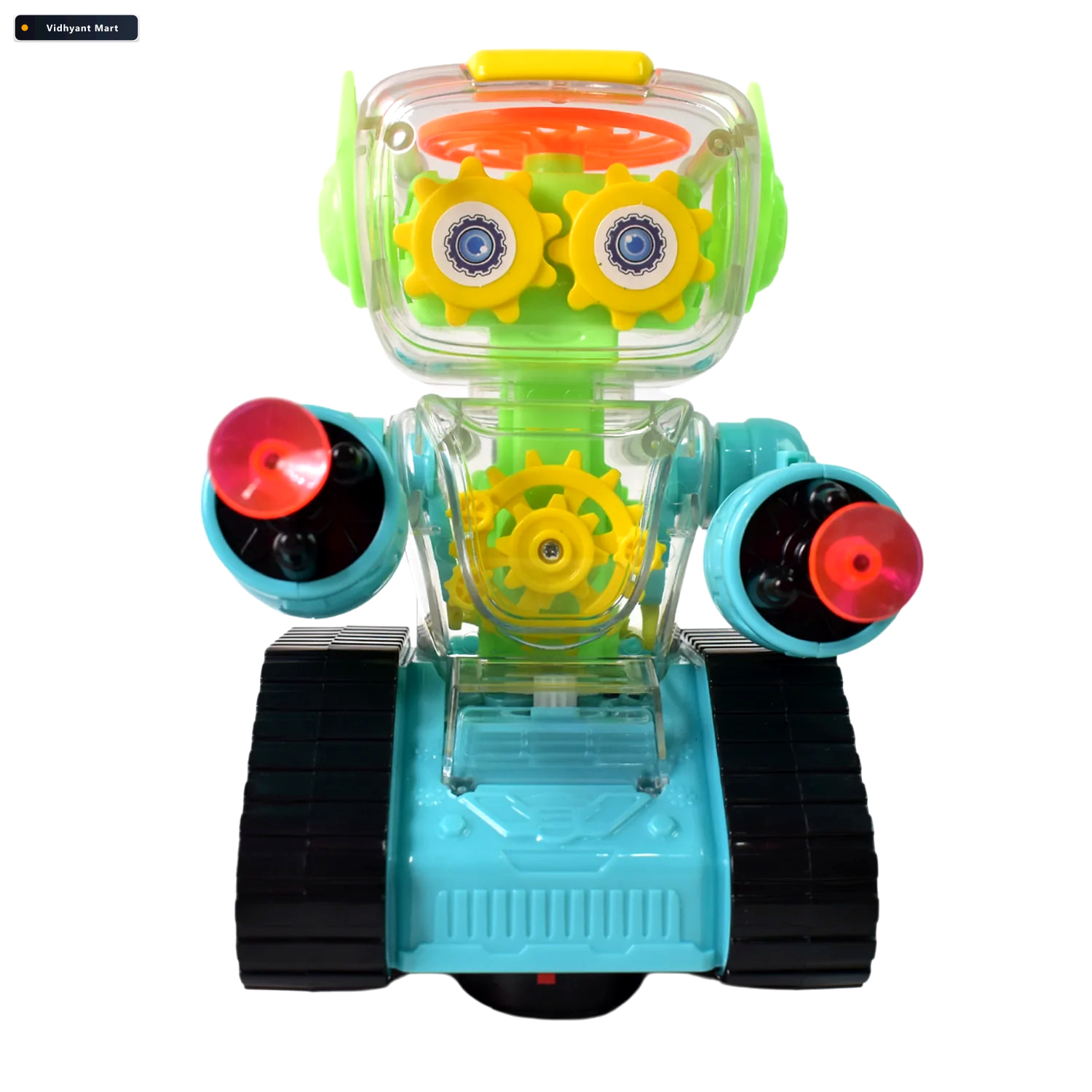Vidhyant Mart Transparent Gear Robot Car Lights Sound Gears Adit 4