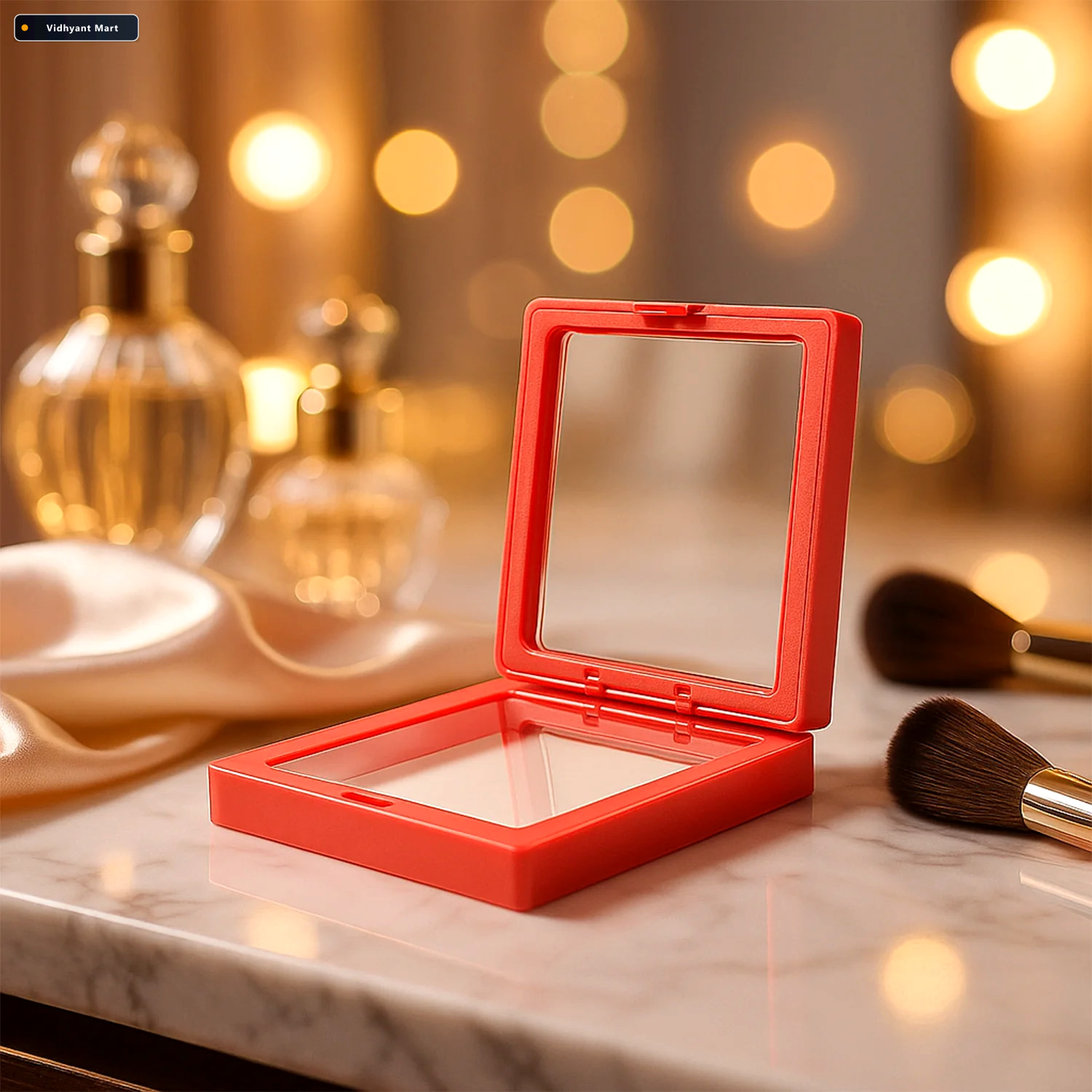 Vidhyant Mart Transparent Jewellery Display Box 3d Floating Orga 1