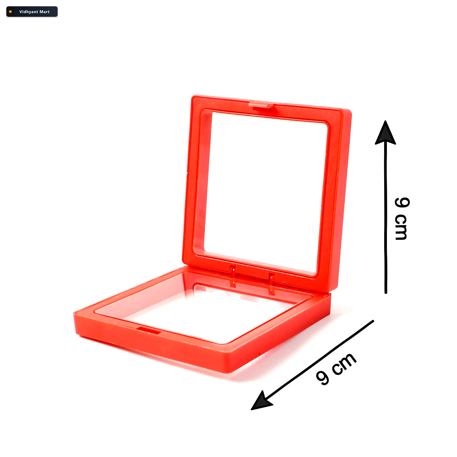 Vidhyant Mart Transparent Jewellery Display Box 3d Floating Orga 2