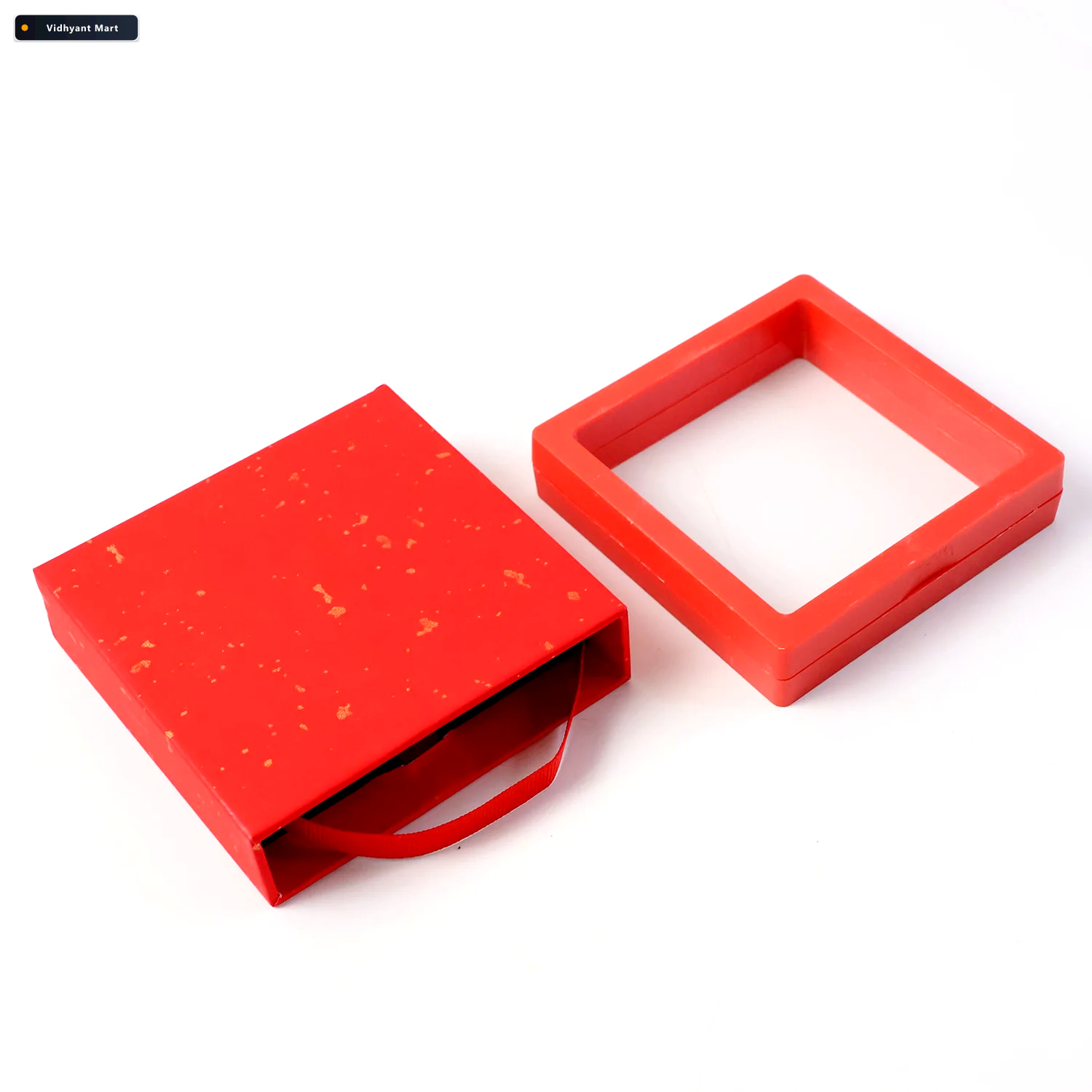 Vidhyant Mart Transparent Jewellery Display Box 3d Floating Orga 4