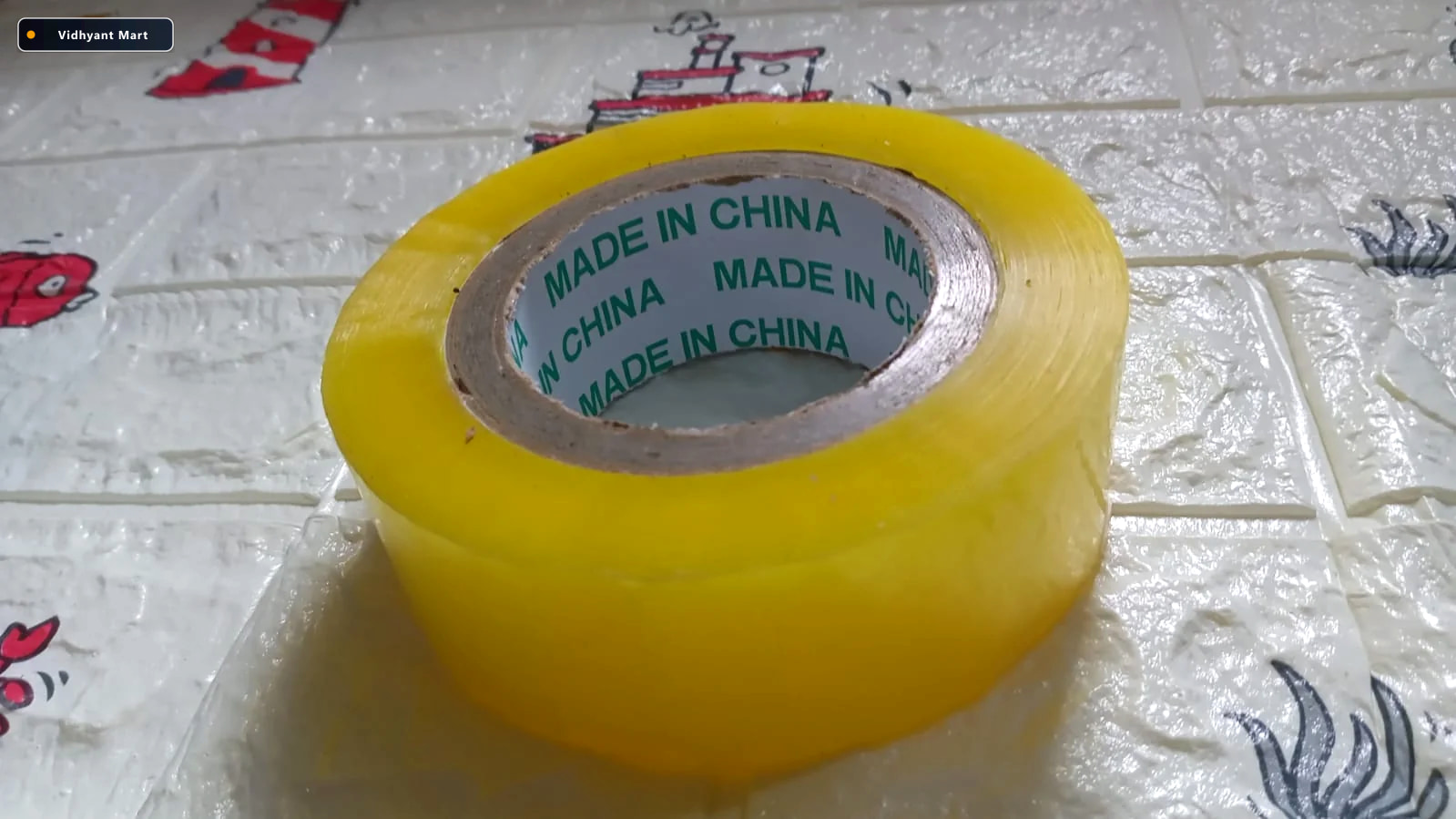 Vidhyant Mart Transparent Packing Tape Heavy Duty 200m Self Adhe 4