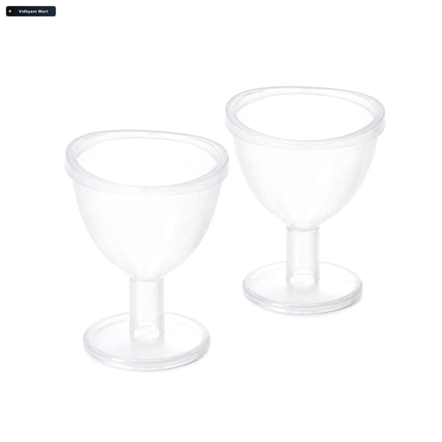 Vidhyant Mart Transparent Reusable Eye Wash Cup Set With Contour 4