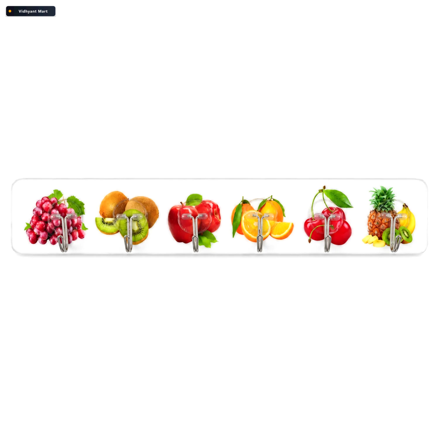 Vidhyant Mart Transparent Self Adhesive Hooks For Home Wall Kitc 4