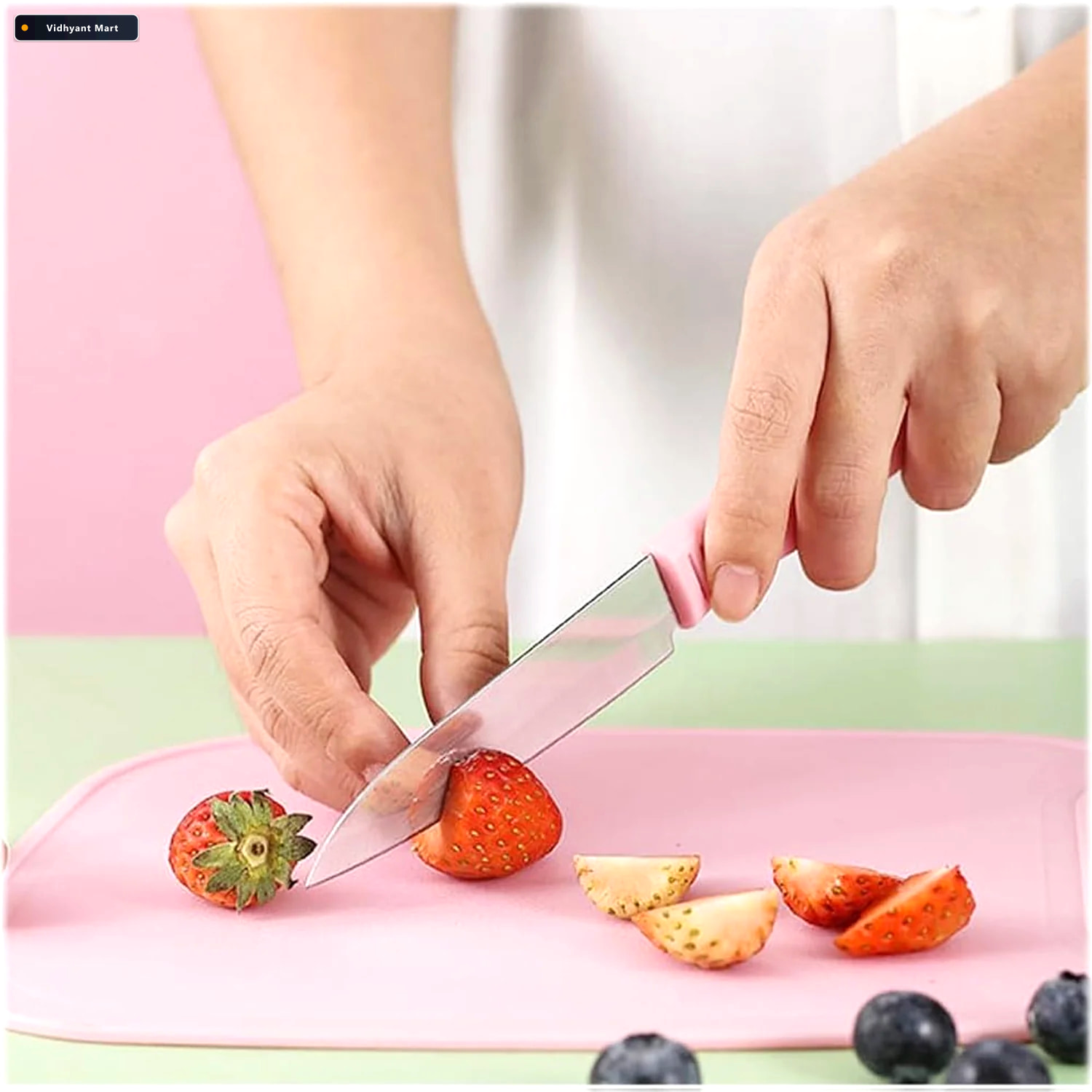 Vidhyant Mart Travel Cutting Board Set 4 Pc Portable Kit Cisora 3