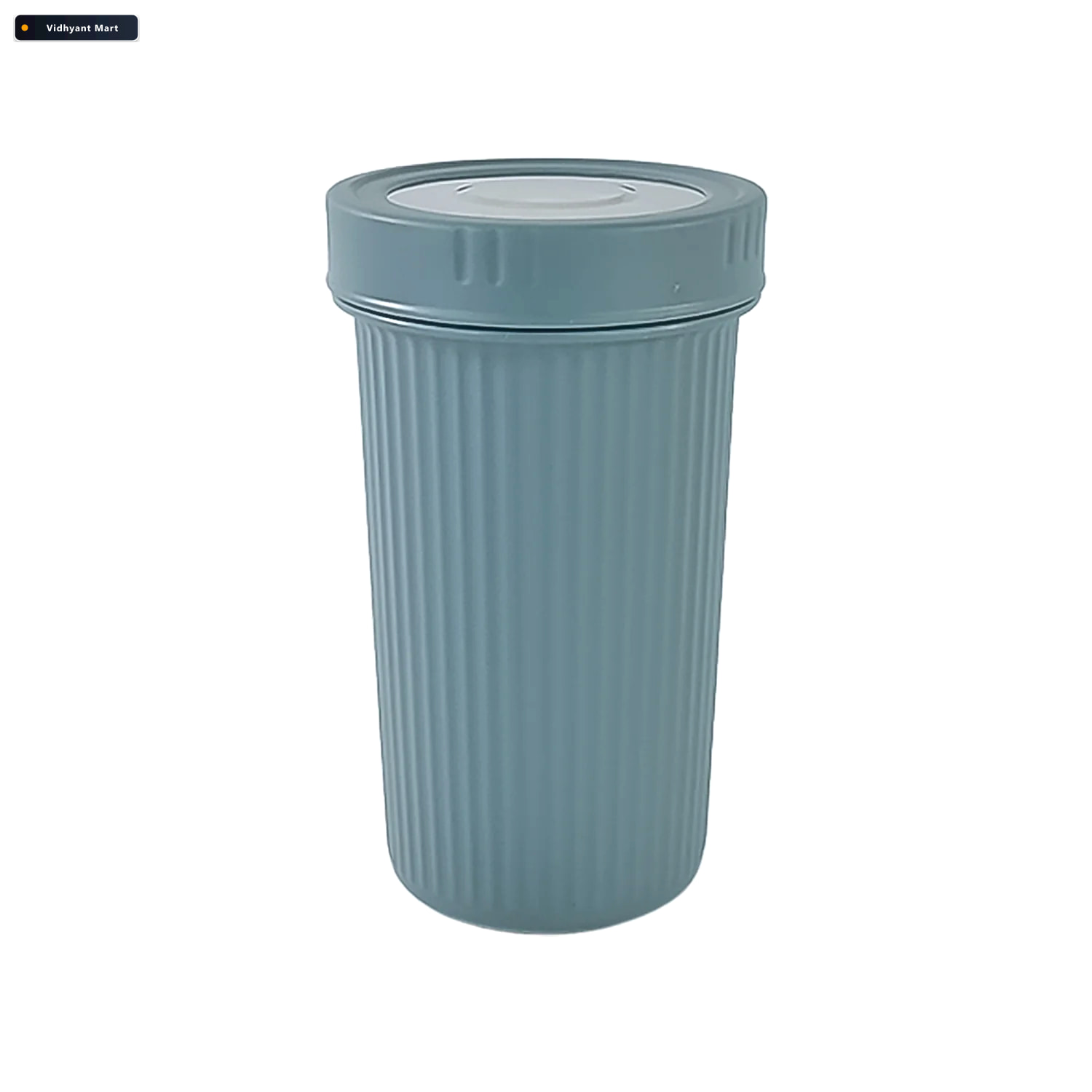Vidhyant Mart Travel Glass 500ml Double Wall Steel With Airtight 4