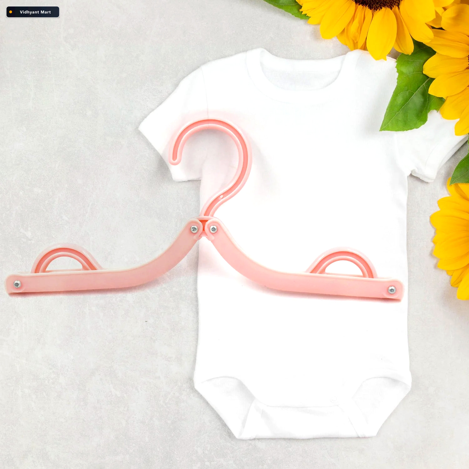 Vidhyant Mart Travel Hangers Folding Portable Clothes Drying Rac 2