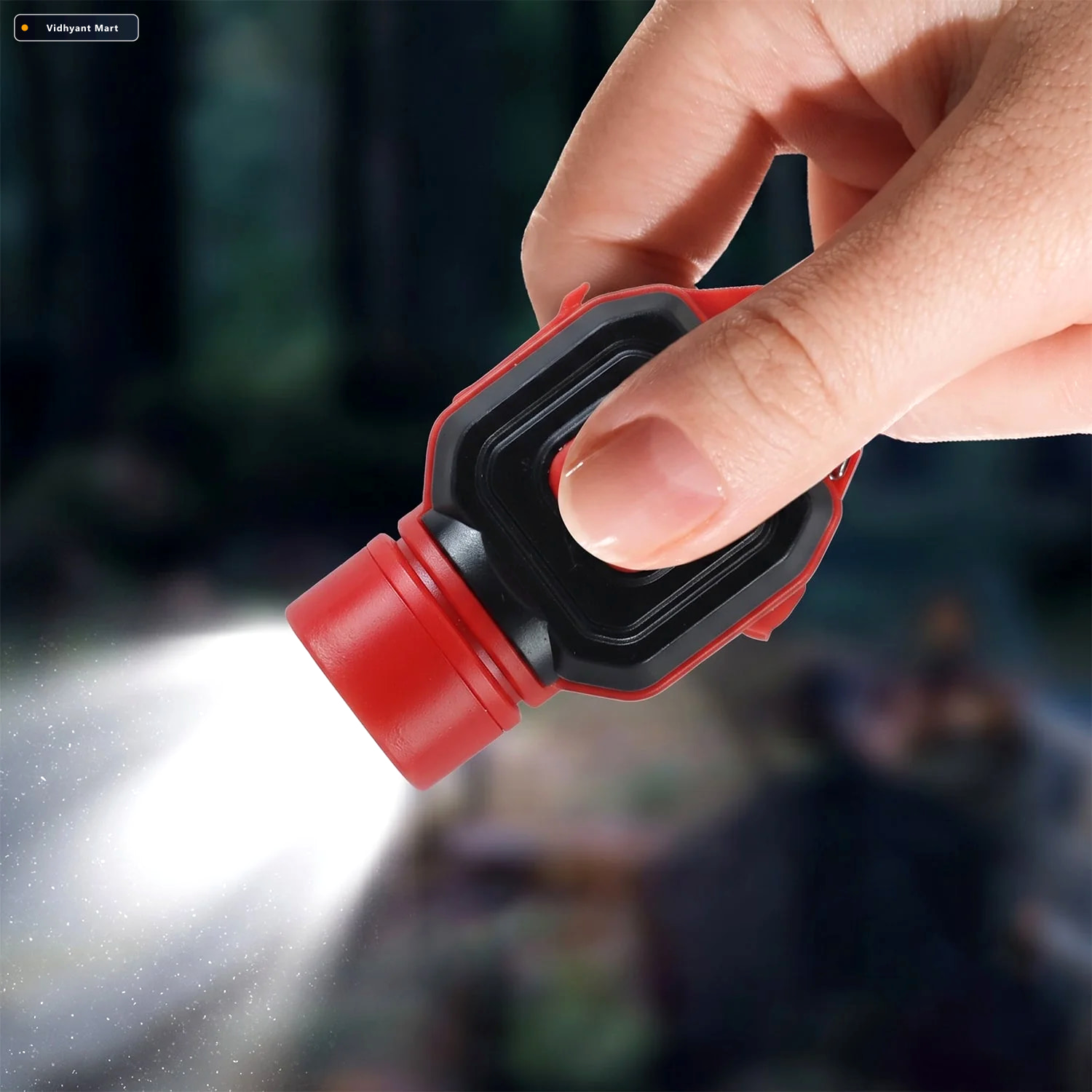 Vidhyant Mart Travel Led Flashlight Keychain With Carabiner Clip 2