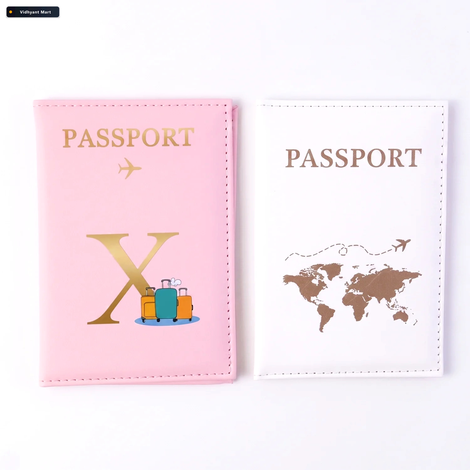 Vidhyant Mart Travel Passport Holder Wallet Stylish Mix Design C 3