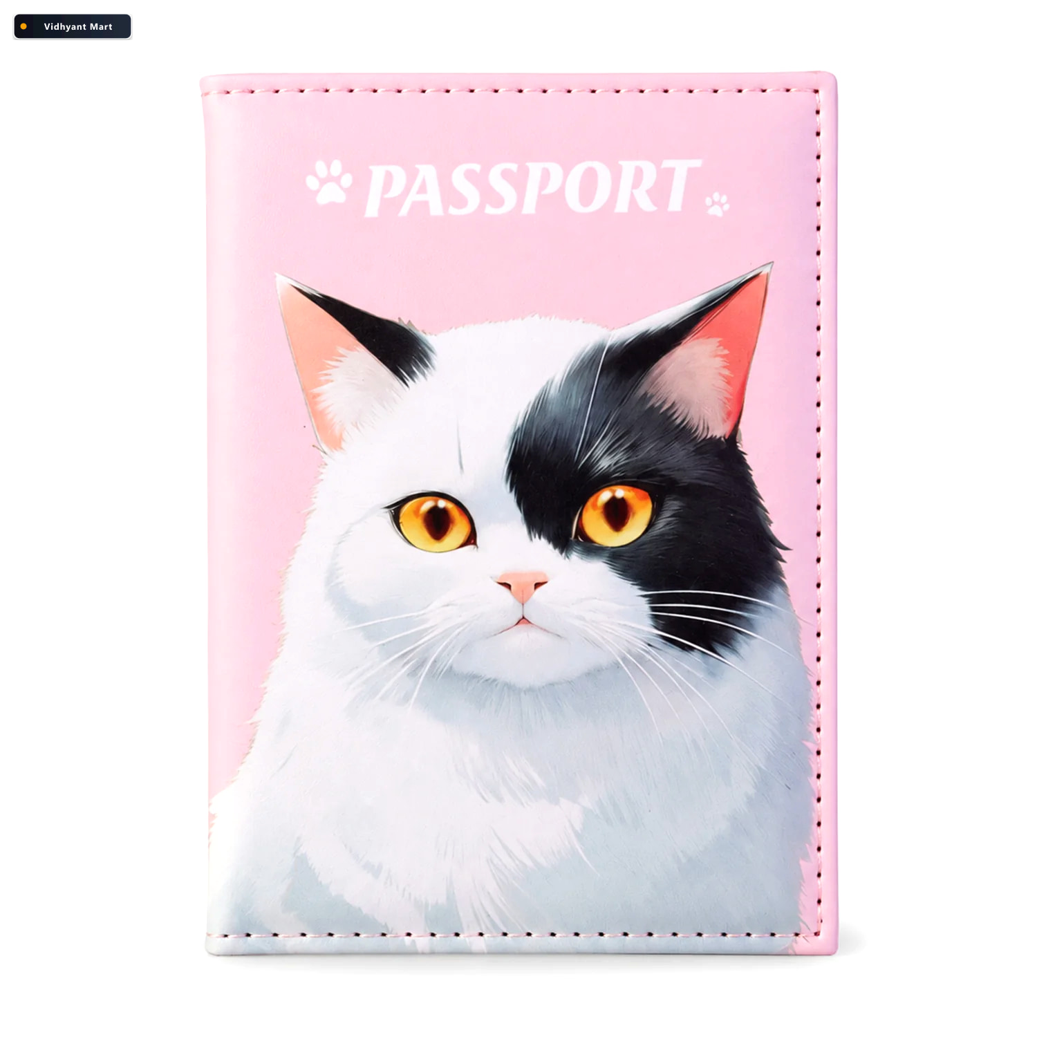 Vidhyant Mart Travel Passport Holder Wallet With Card Slots For 4