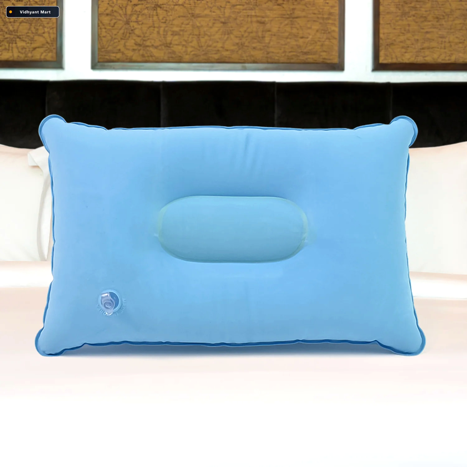 Vidhyant Mart Travel Pillow Inflatable Comfortable Portable 3421 1