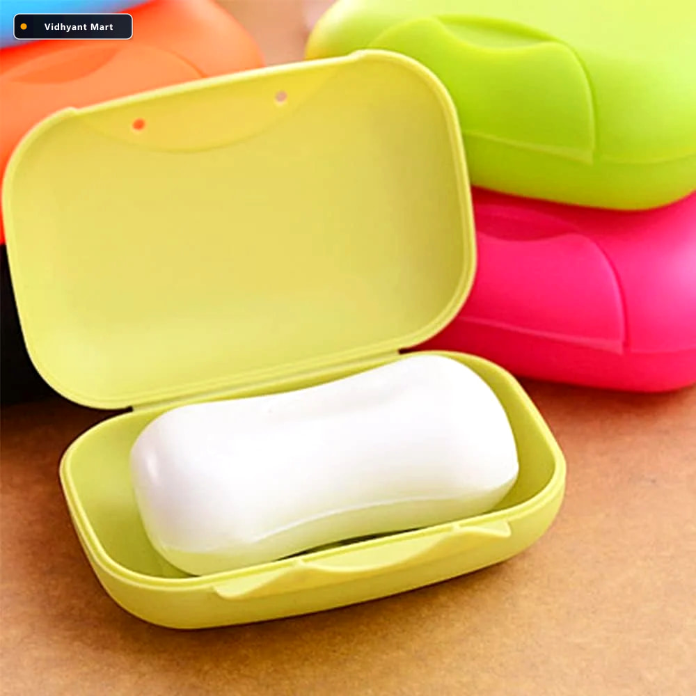 Vidhyant Mart Travel Soap Box Waterproof Leakproof Plastic Velve 1