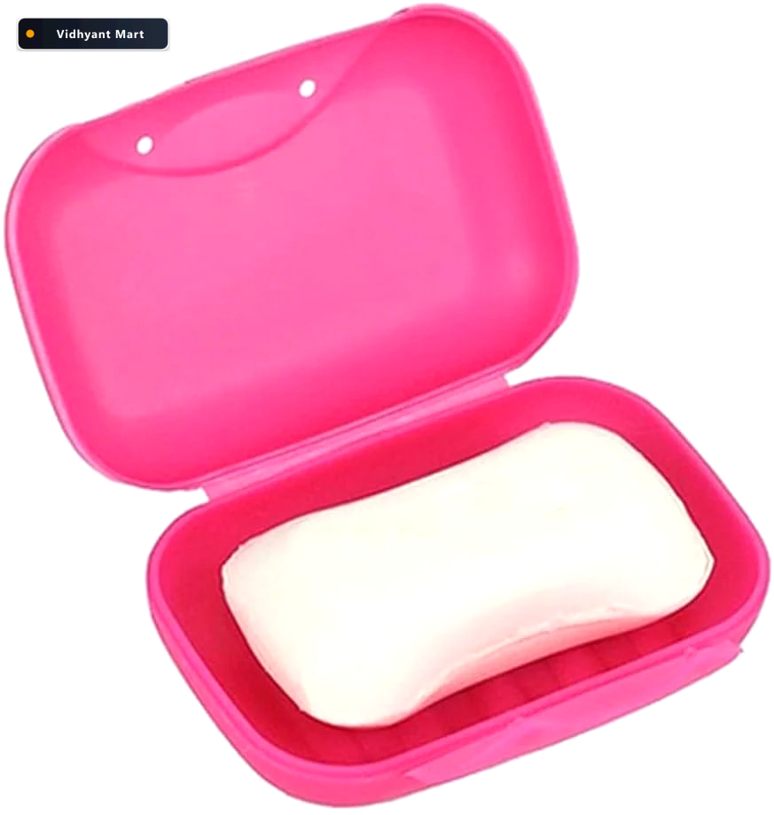Vidhyant Mart Travel Soap Box Waterproof Leakproof Plastic Velve 3