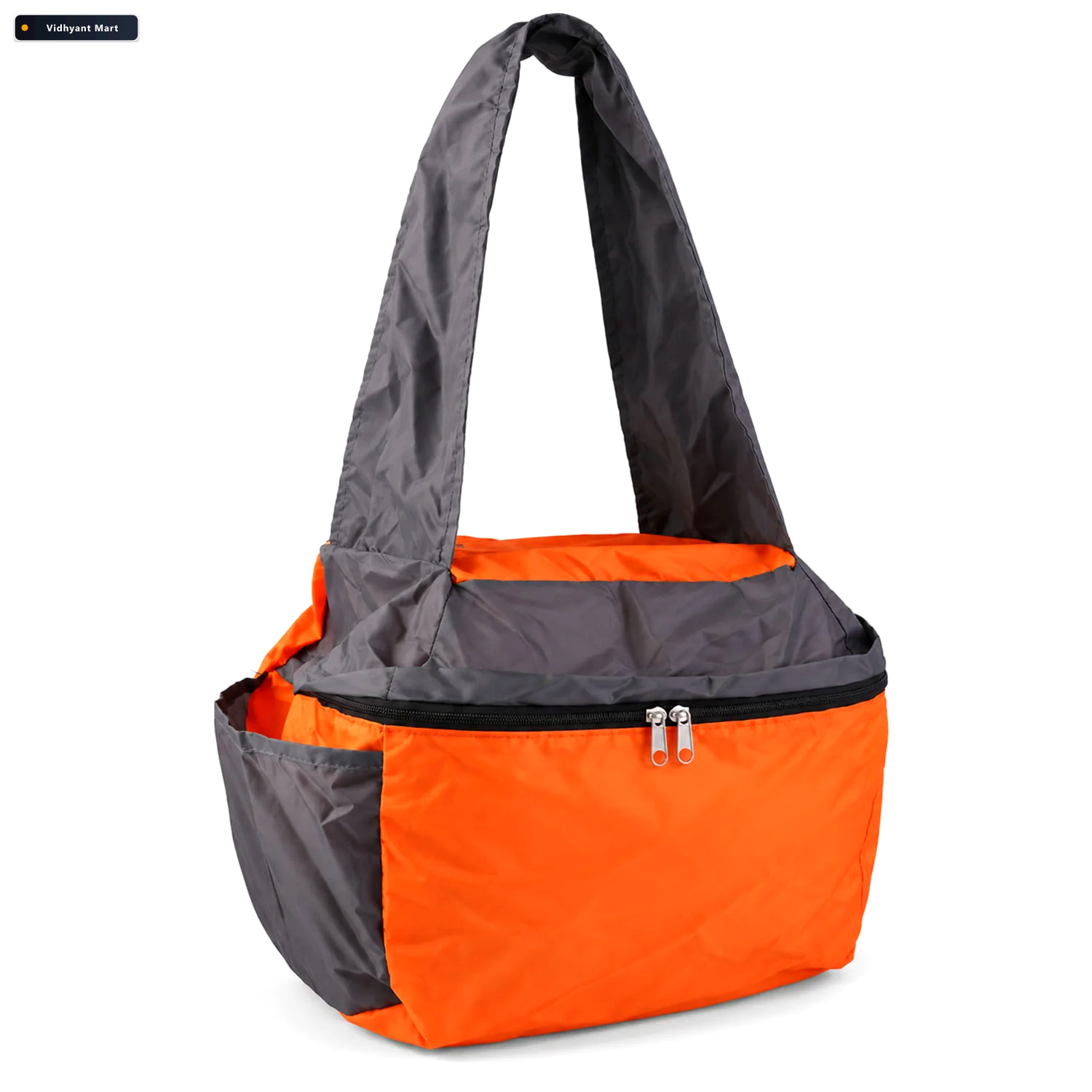 Vidhyant Mart Travel Tote Carry Bag With Double Zippers And Shou 4