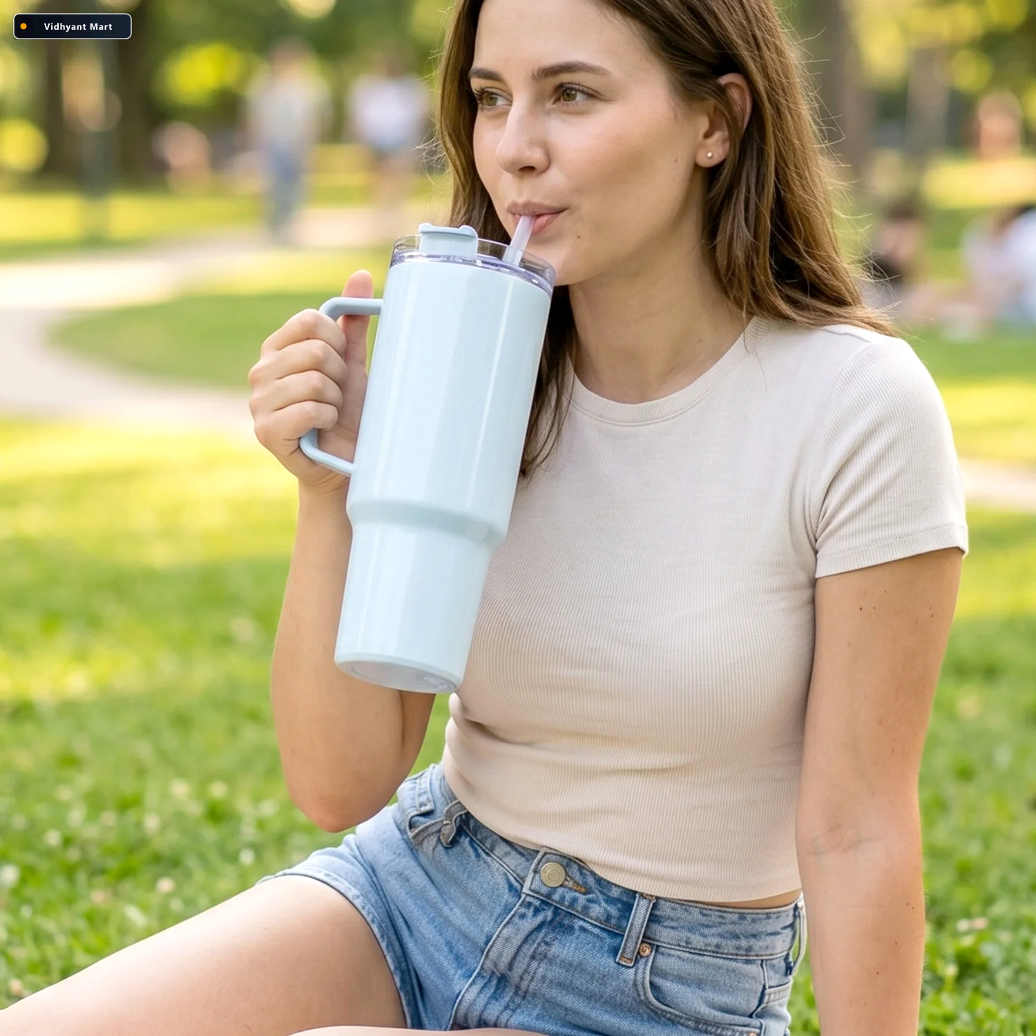 Vidhyant Mart Travel Tumbler Large 1800ml Capacity With Leak Res 4
