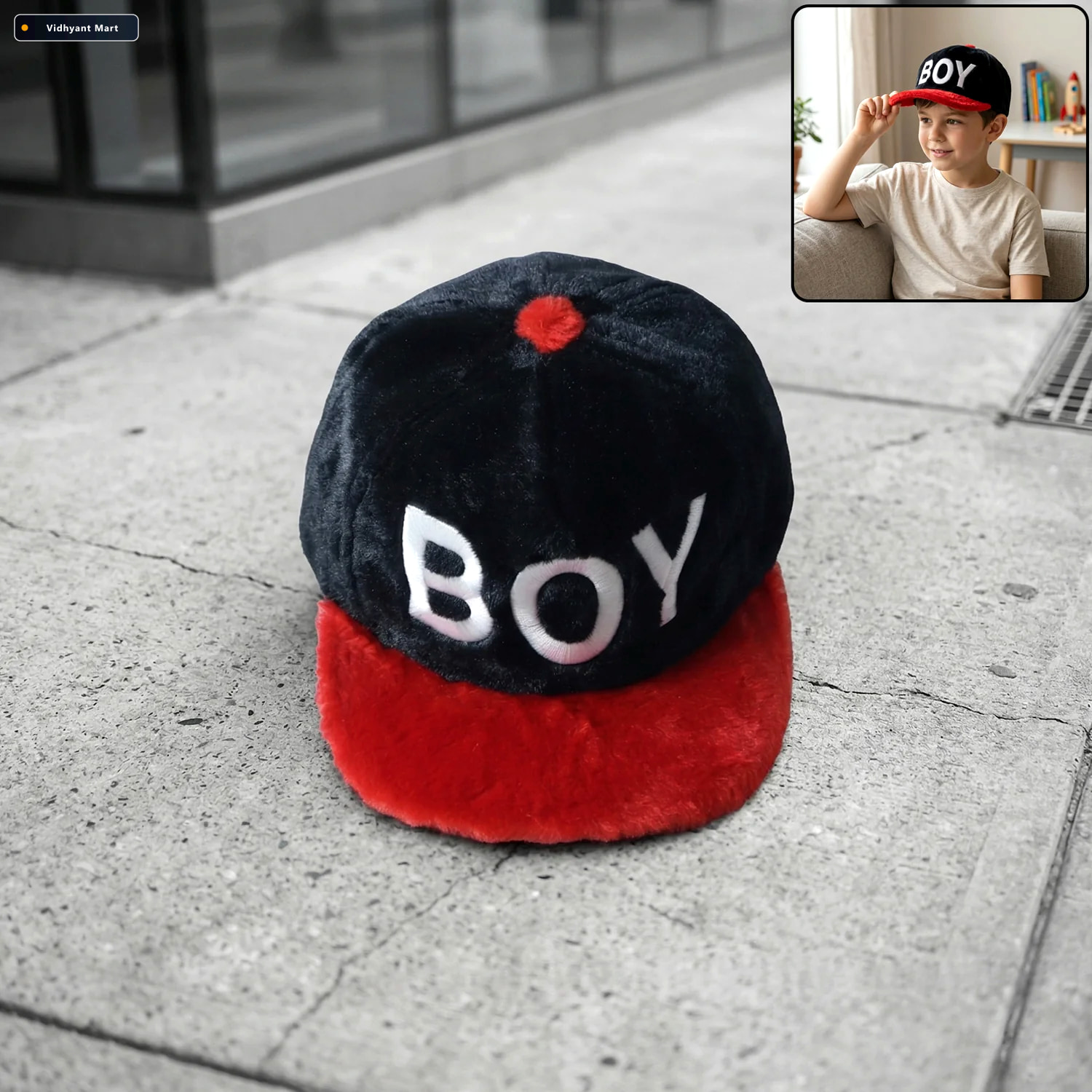 Vidhyant Mart Trendy Boys Printed Fashion Cap Soft Stylish Casua 1