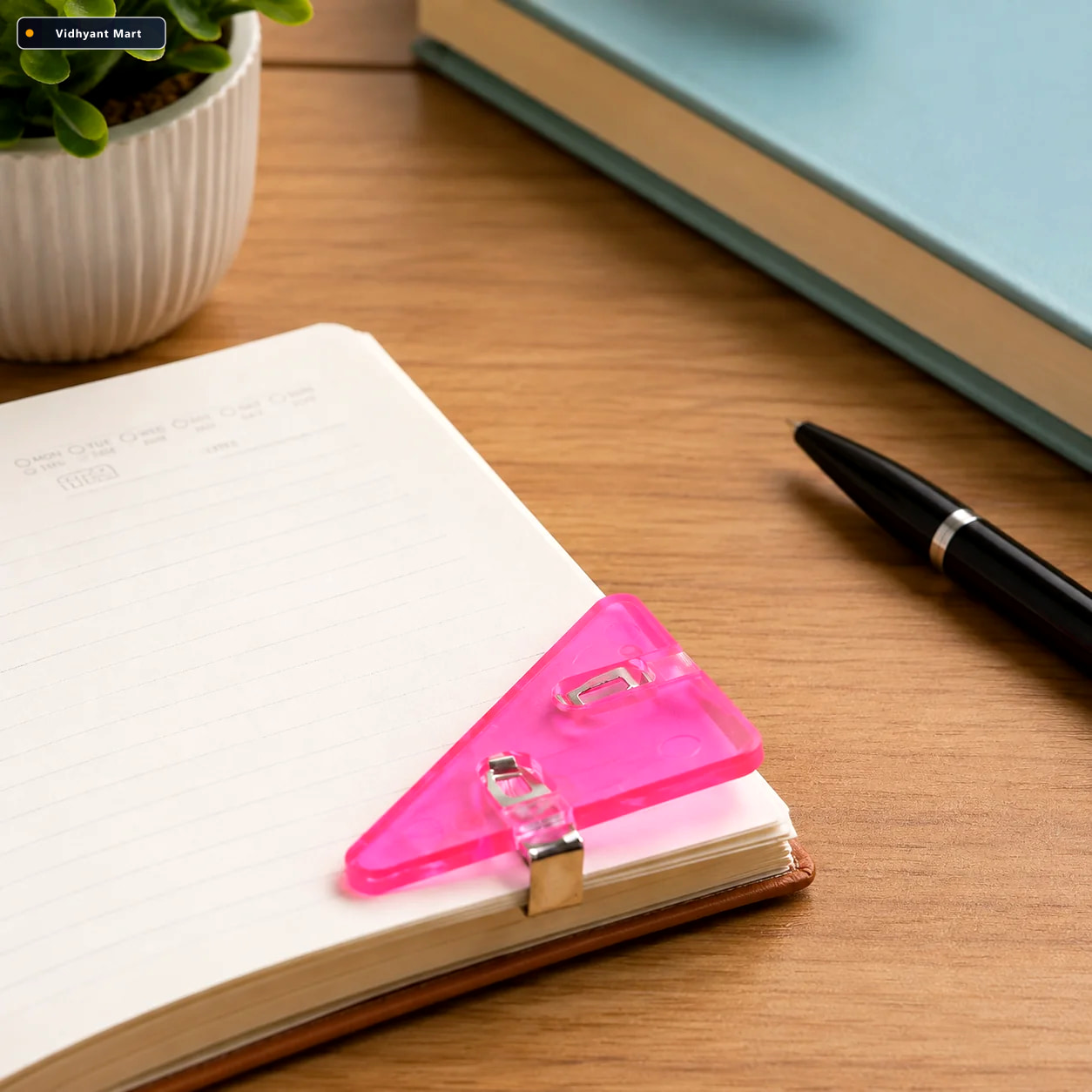 Vidhyant Mart Triangle Paper Clips Durable Abs Clips For Documen 1