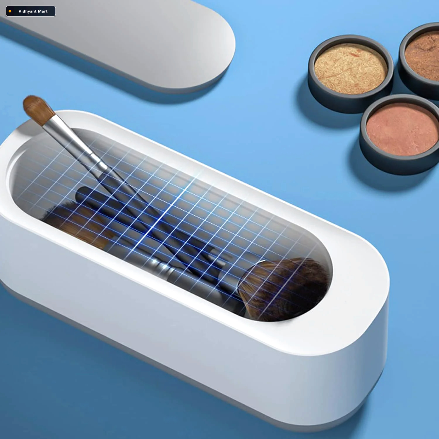 Vidhyant Mart Ultrasonic Jewellery Cleaner Portable High Frequen 1