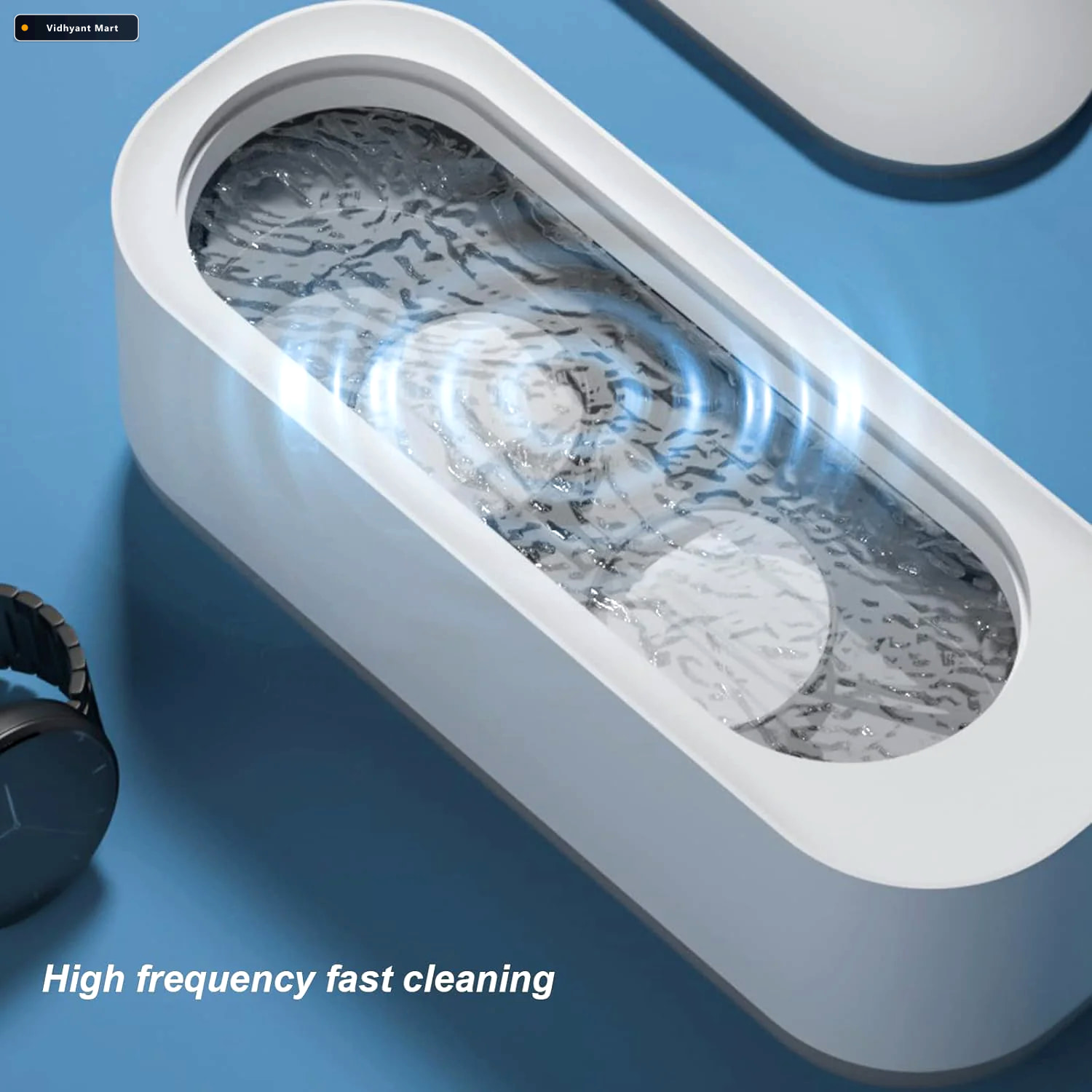Vidhyant Mart Ultrasonic Jewellery Cleaner Portable High Frequen 2