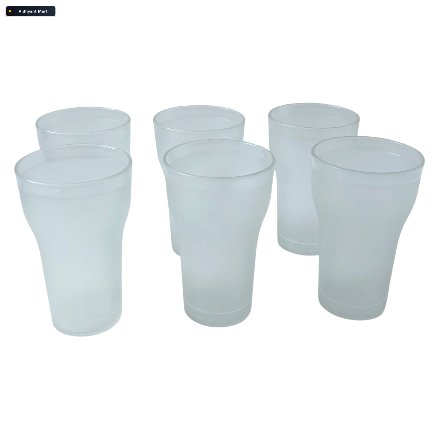 Vidhyant Mart Unbreakable Plastic Drinking Water Glass Durable R 3