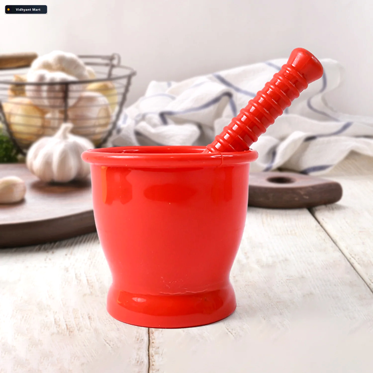Vidhyant Mart Unbreakable Plastic Khal Batta Set Heavy Duty Manu 3