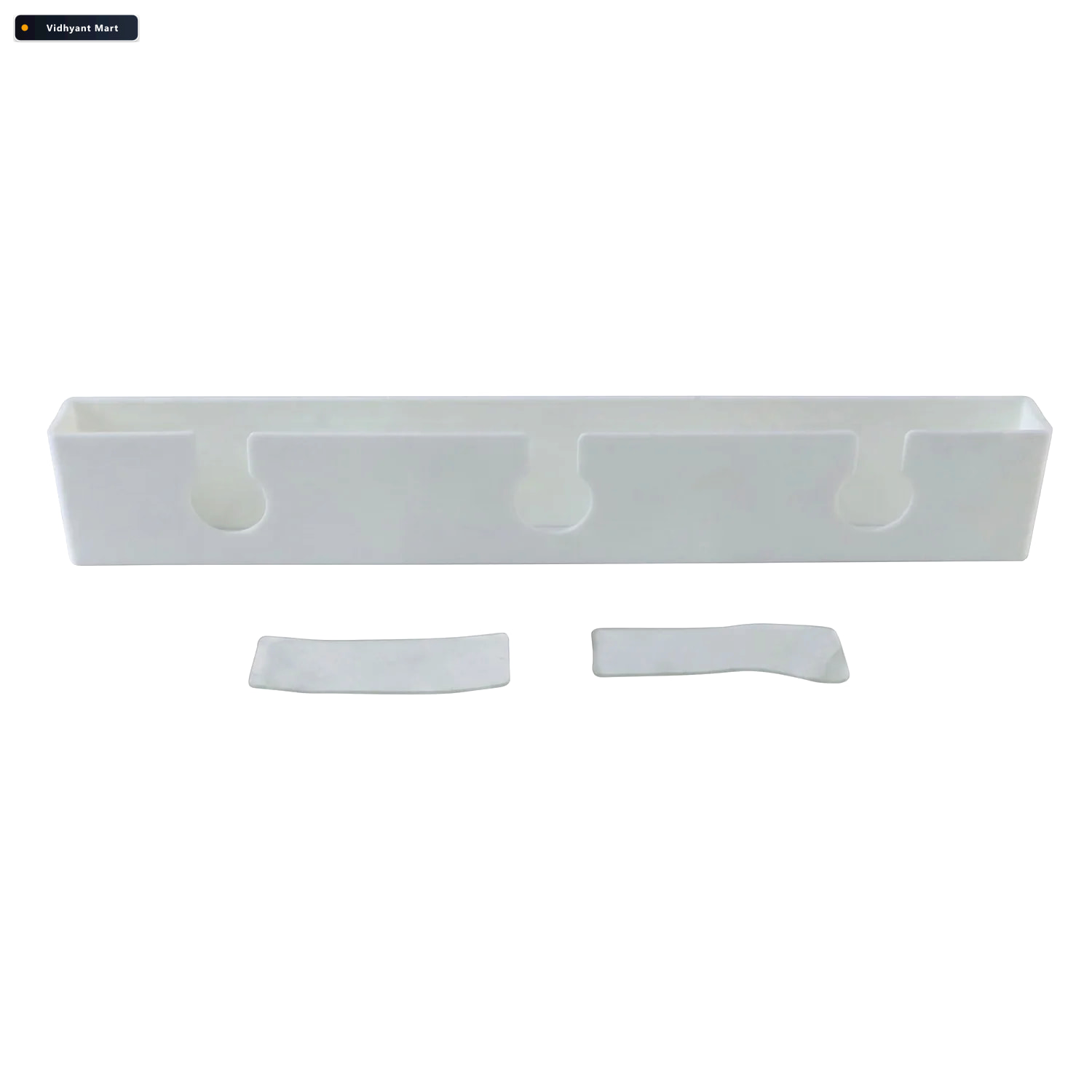 Vidhyant Mart Under Shelf Wine Glass Hanger With 3 Slots For Kit 4