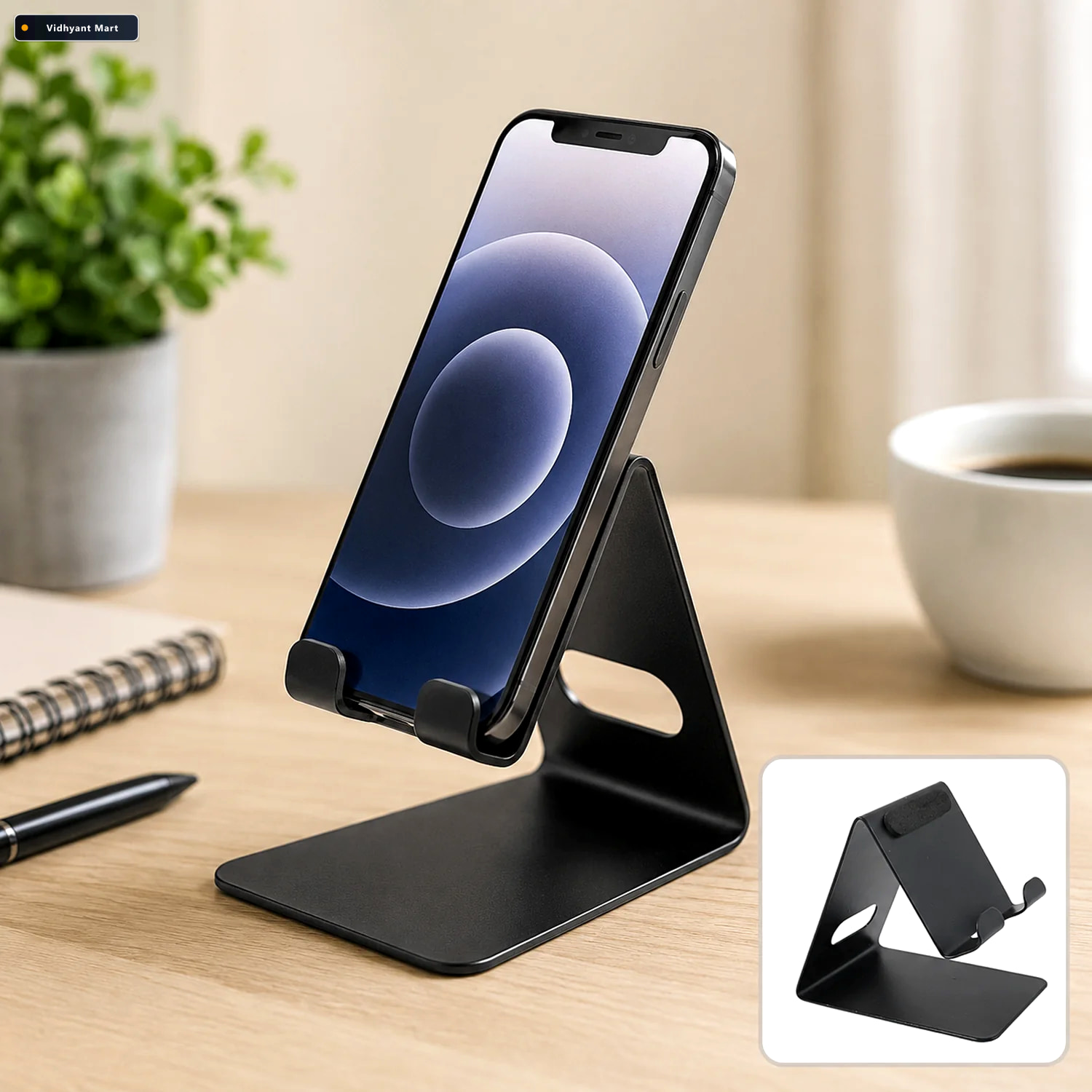Vidhyant Mart Universal Mobile Tablet Stand Holder Adjustable Du 1