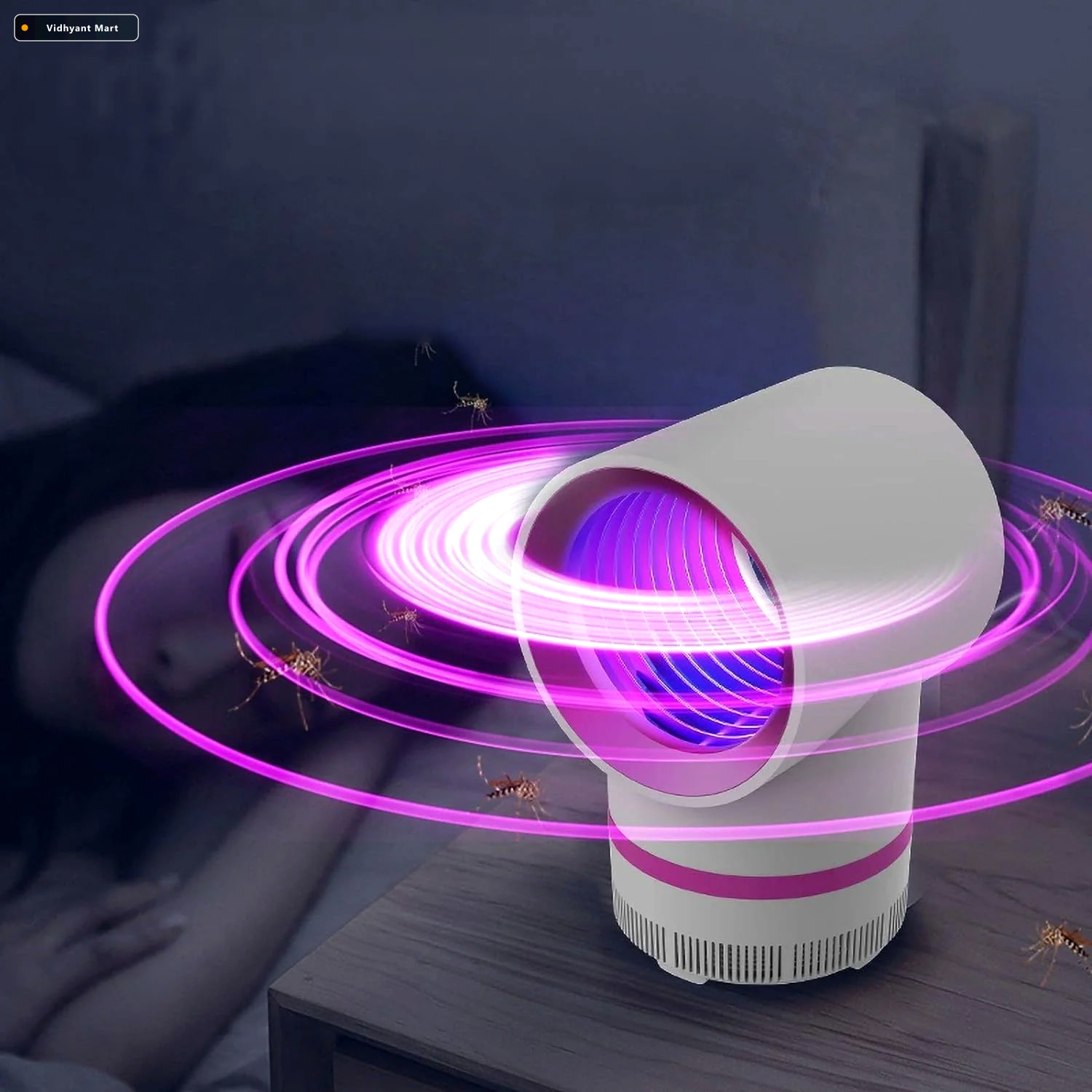 Vidhyant Mart Usb Electric Mosquito Killer Lamp Silent Baby Safe 1