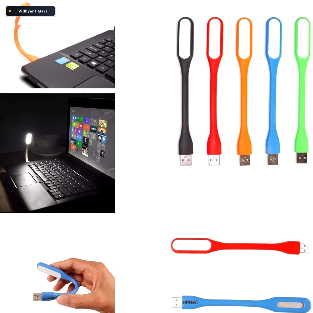 Vidhyant Mart Usb Led Light Lamp Flexible Eye Safe Portable Indo 4