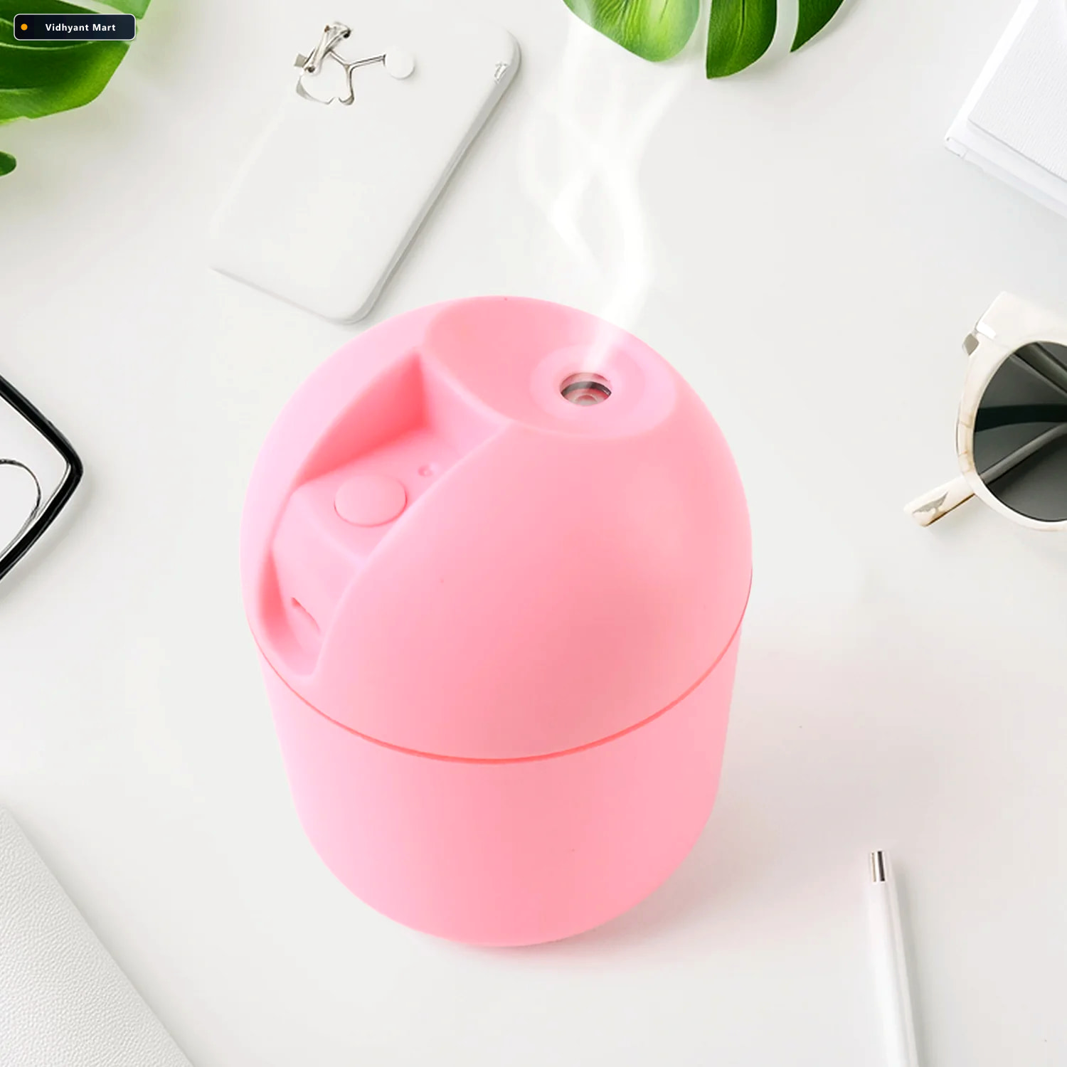 Vidhyant Mart Usb Mini Air Humidifier Portable 250ml Quiet Cool 1