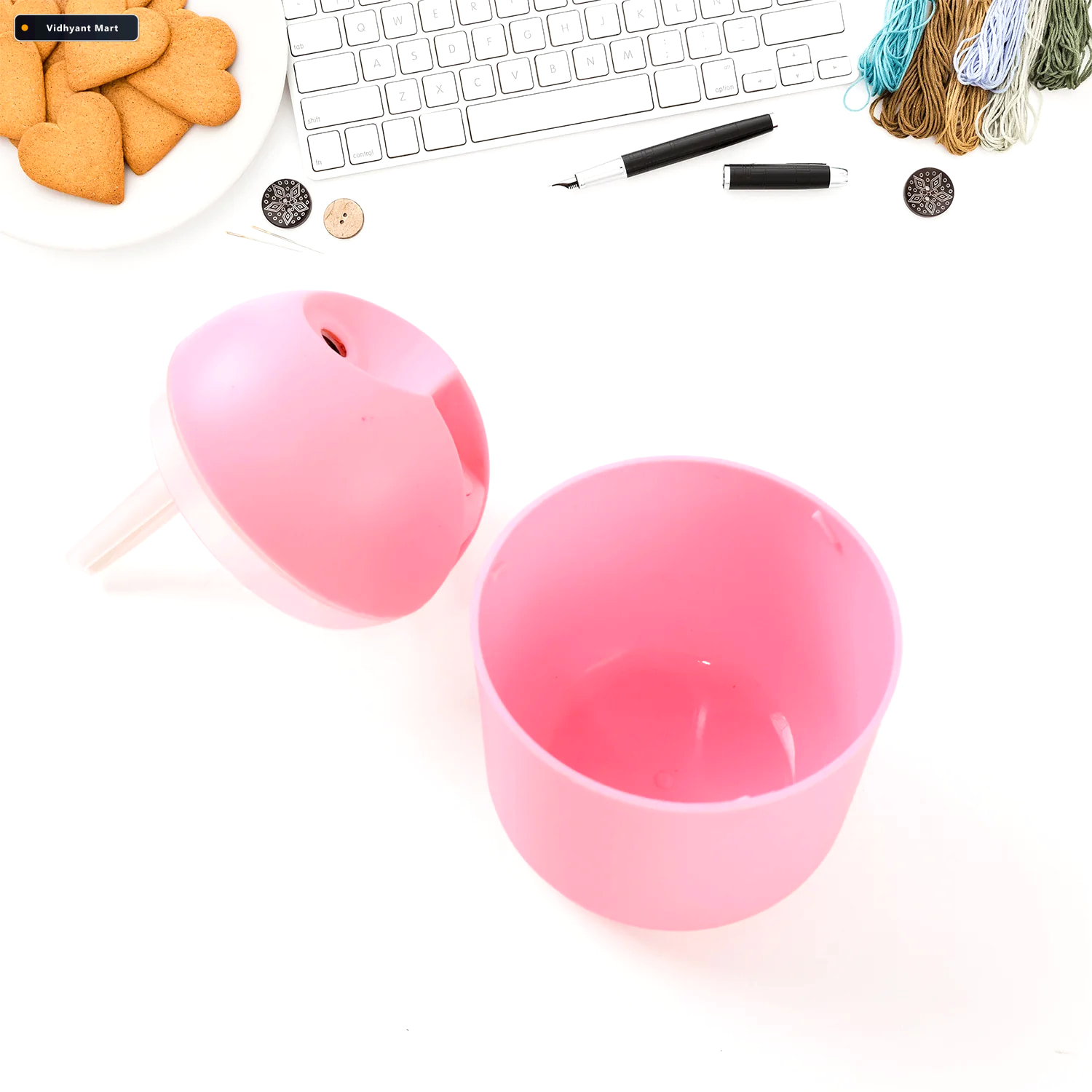Vidhyant Mart Usb Mini Air Humidifier Portable 250ml Quiet Cool 2