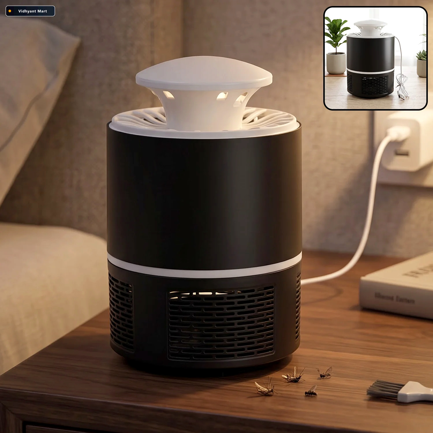Vidhyant Mart Usb Mosquito Killer Lamp With Quiet Suction Trap F 1