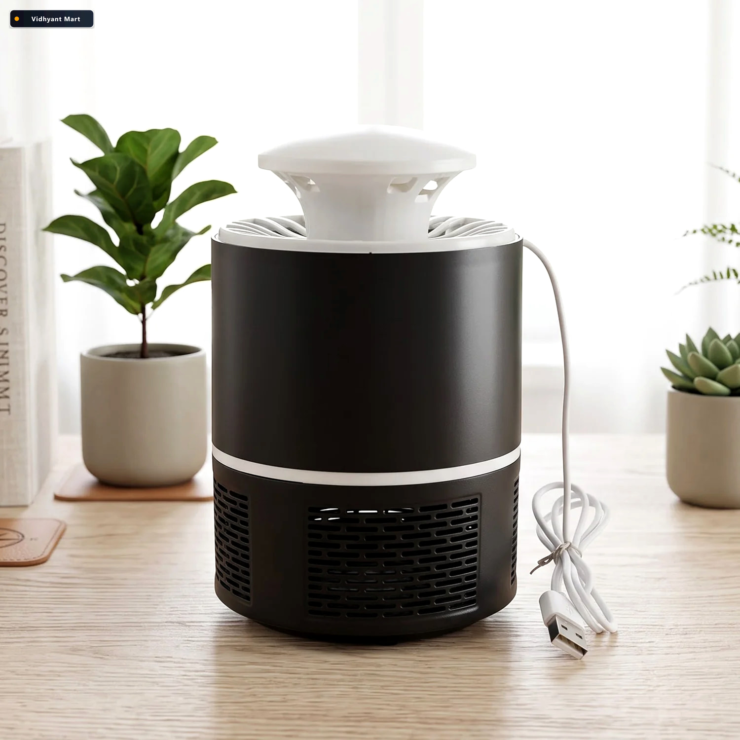 Vidhyant Mart Usb Mosquito Killer Lamp With Quiet Suction Trap F 3