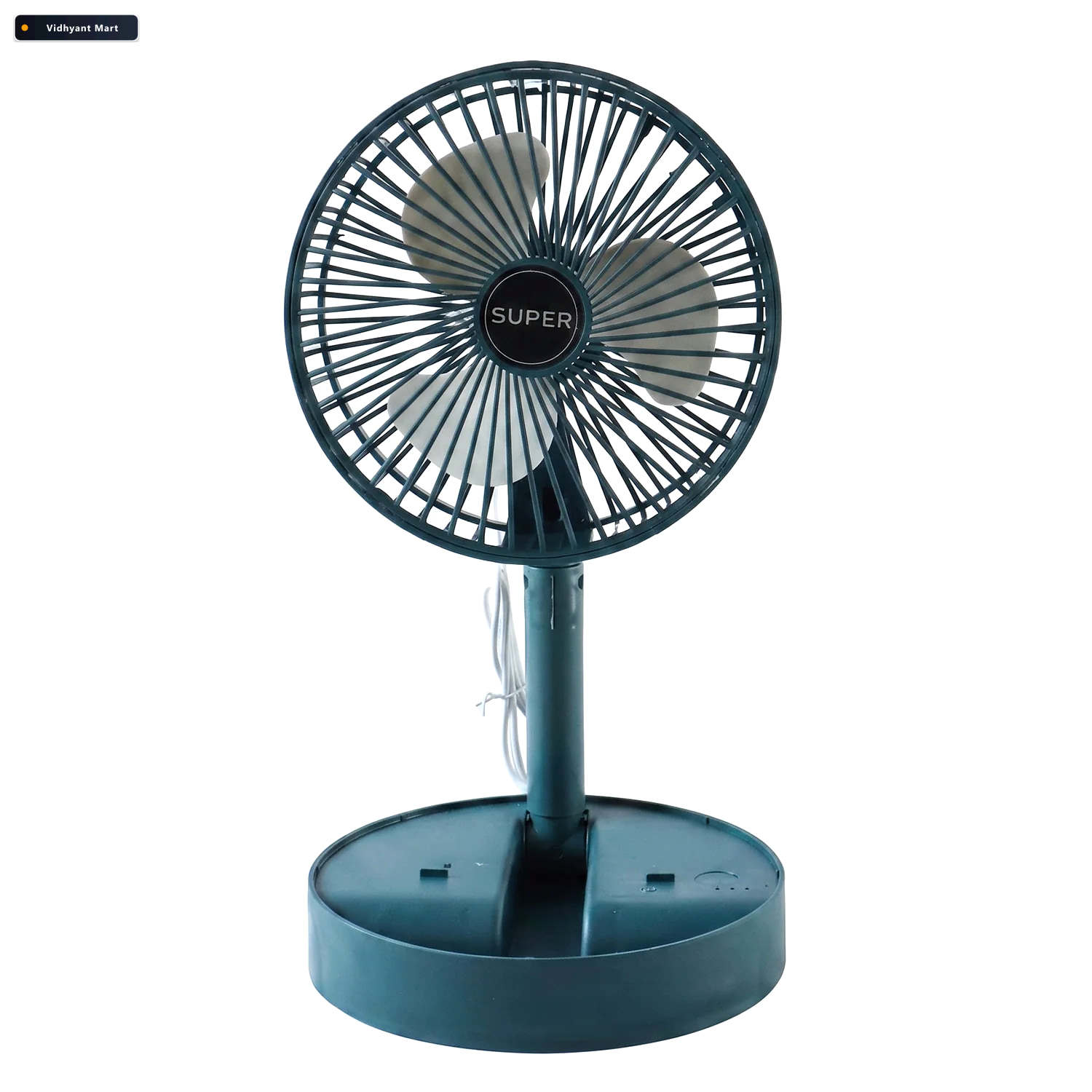 Vidhyant Mart Usb Powered Adjustable Height Table Fan For Desk H 3