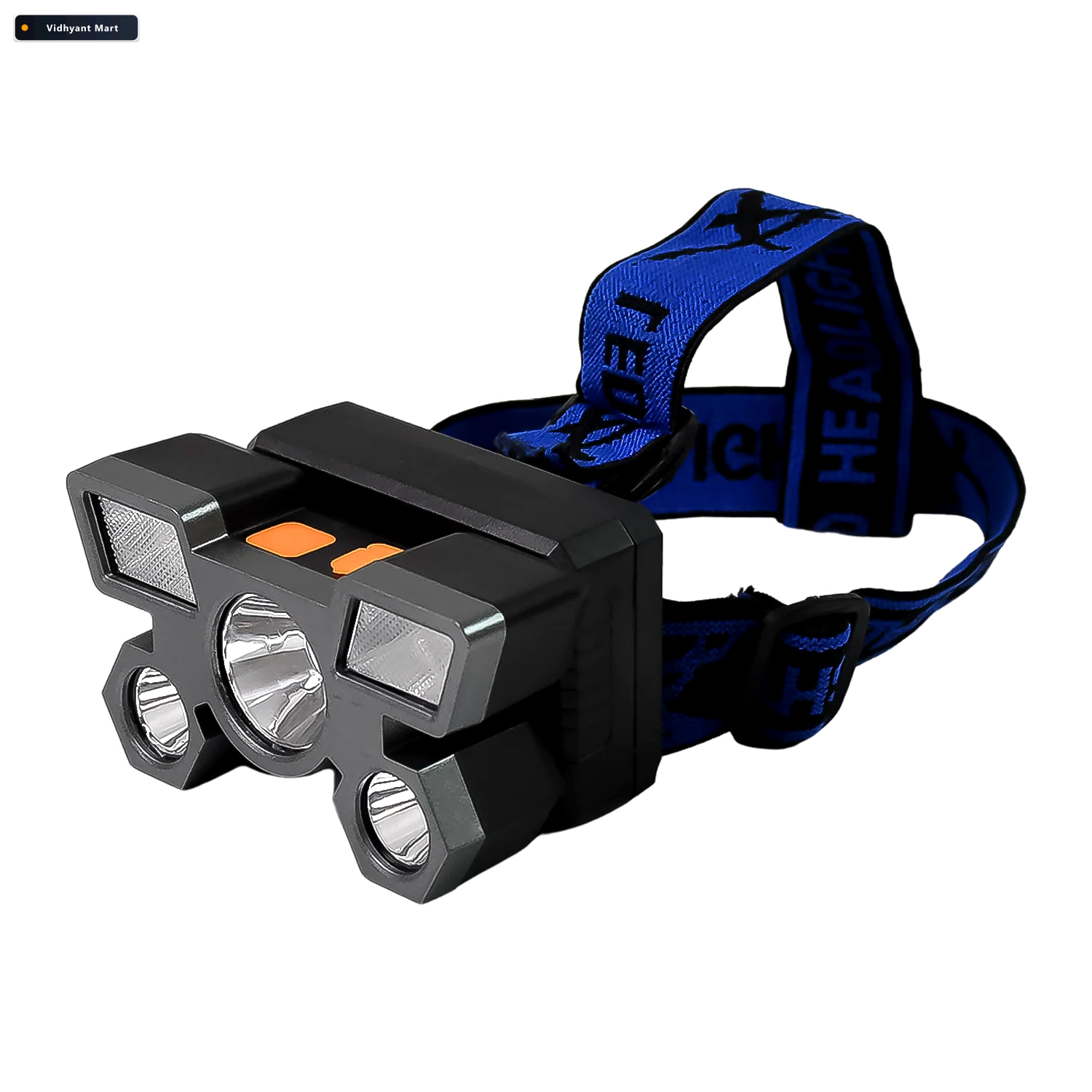 Vidhyant Mart Usb Rechargeable Headlamp 5 Led Outdoor Light Indo 4