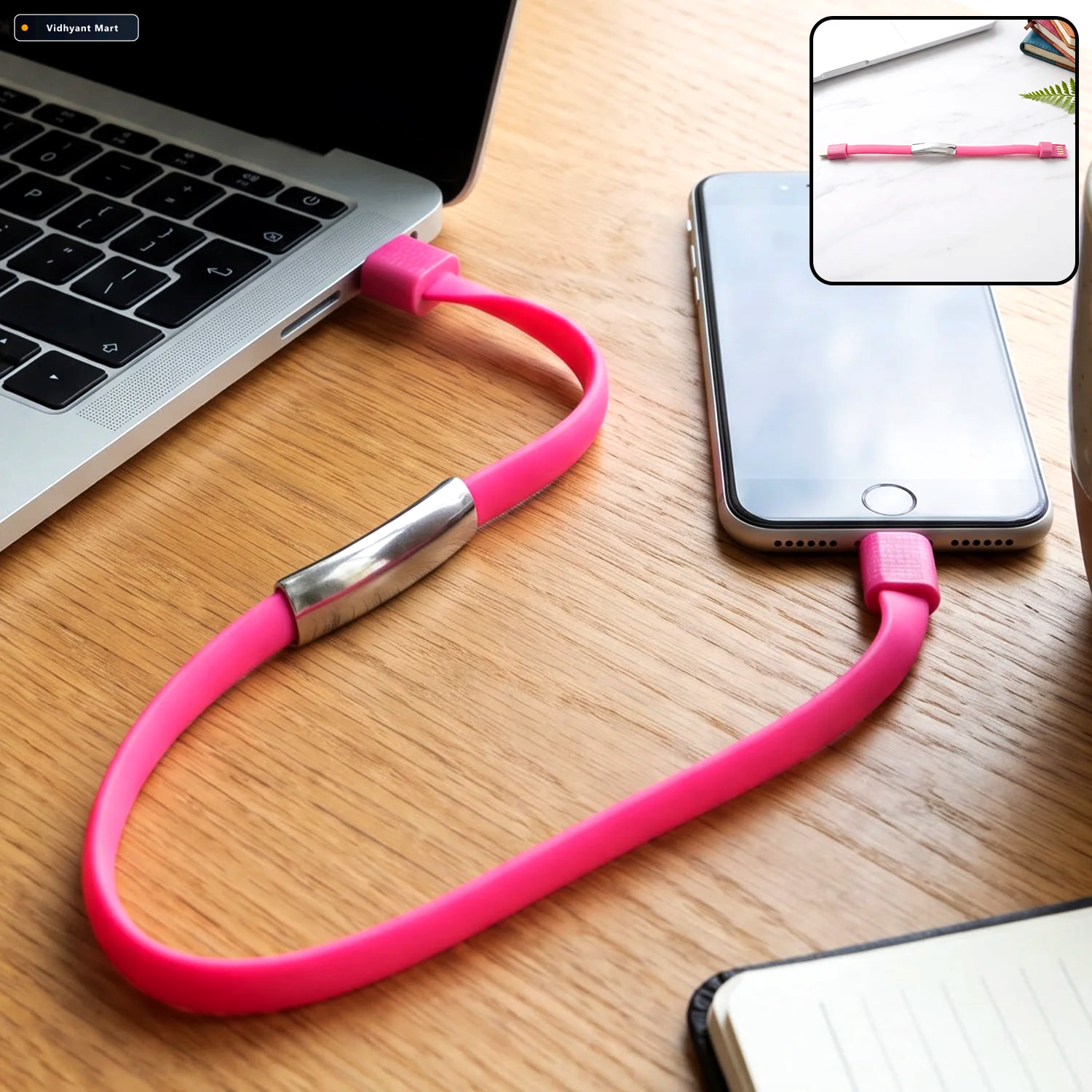 Vidhyant Mart Usb To Lightning Fast Charging And Data Sync Cable 1